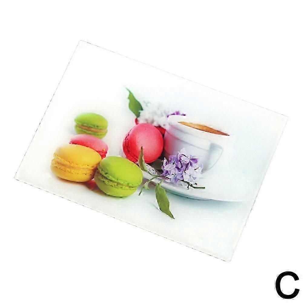 Non Moldy Tempered Glass Cutting Board Rectangular Chopping Board