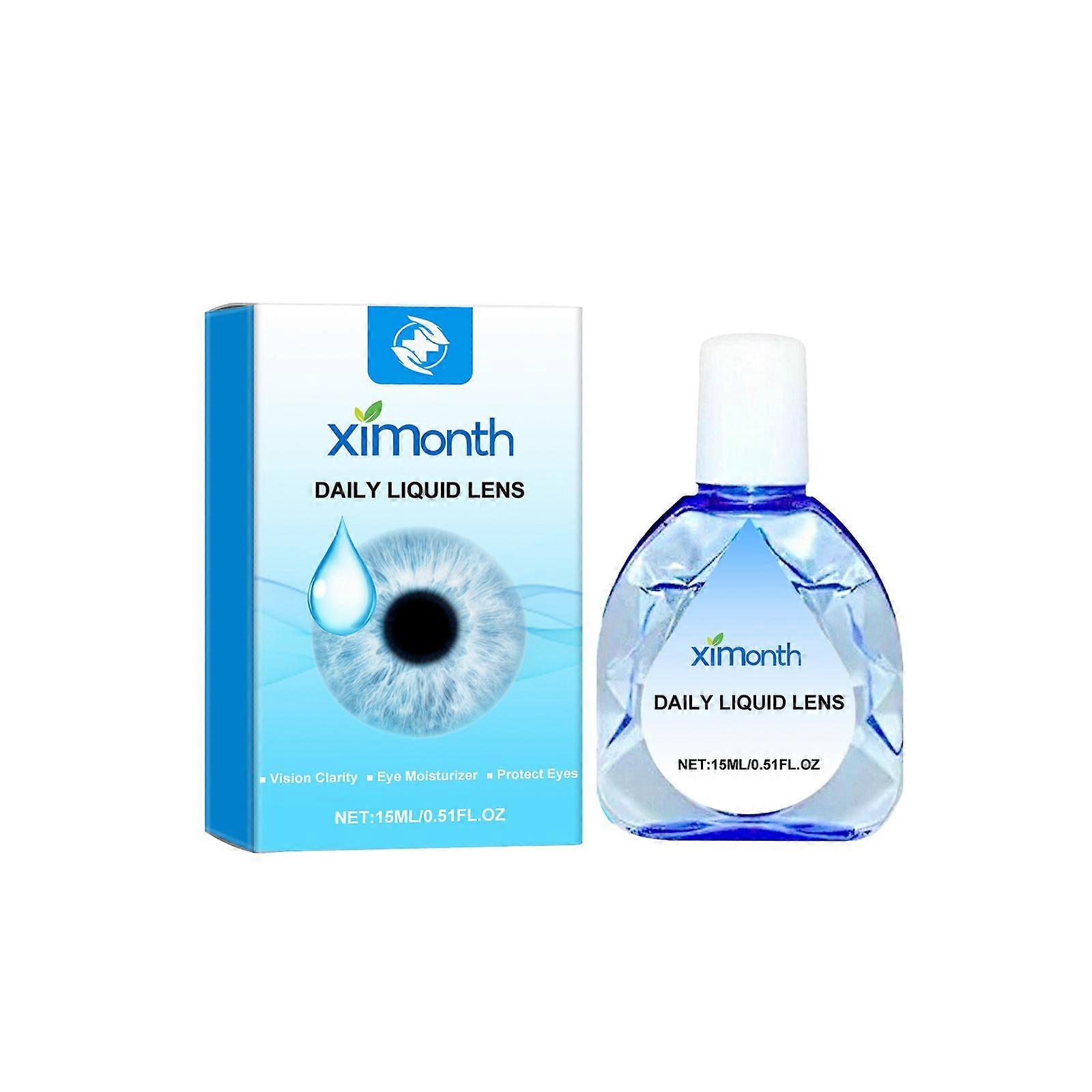 Ximonth Daily Eye Care Solution Eye Drops Relieve Eye Fatigue Dry Red Eye Moisturizing Care Solution