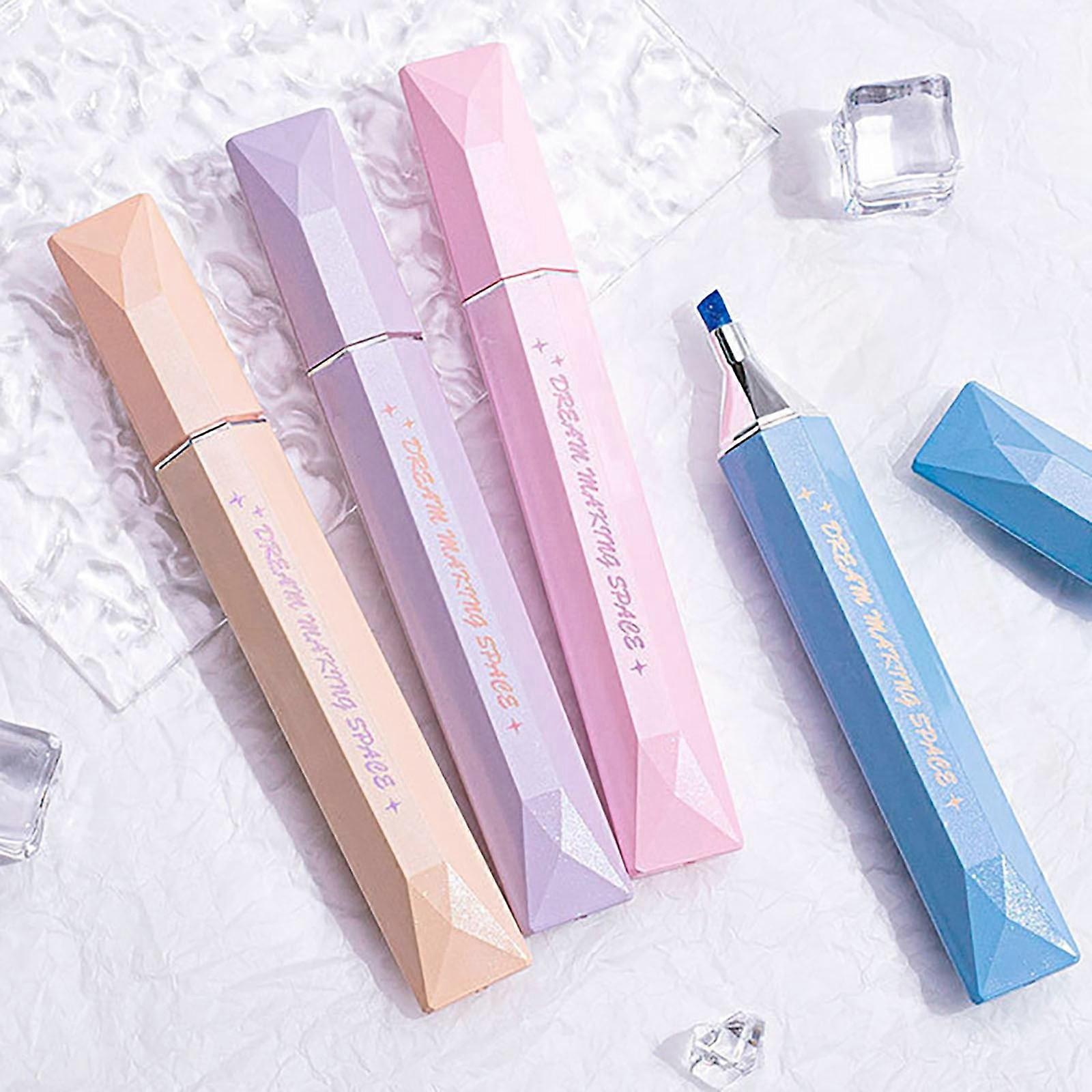 Glitter Pastel Highlighter Cute And Beautiful Highlighter Pen Highlighter Pen Suitable For Diary Notepad Highlighting Note Taking10ml