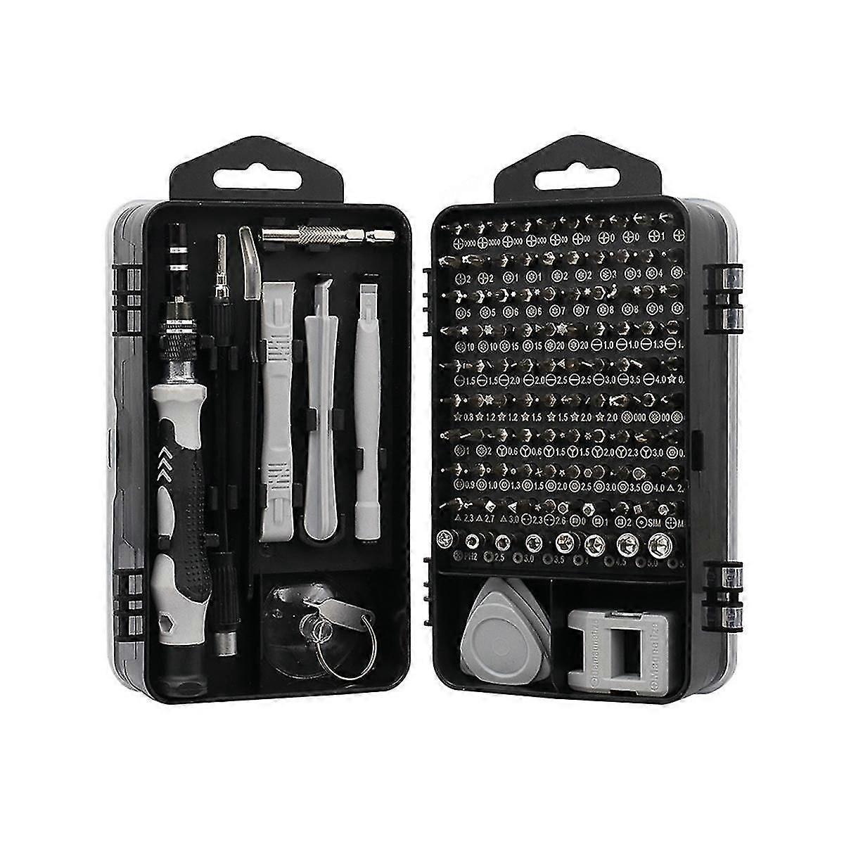 115 In 1 Mini Screwdriver Screw Driver Bit Set Precision Set For Laptops Phone Watch Electronic Dev