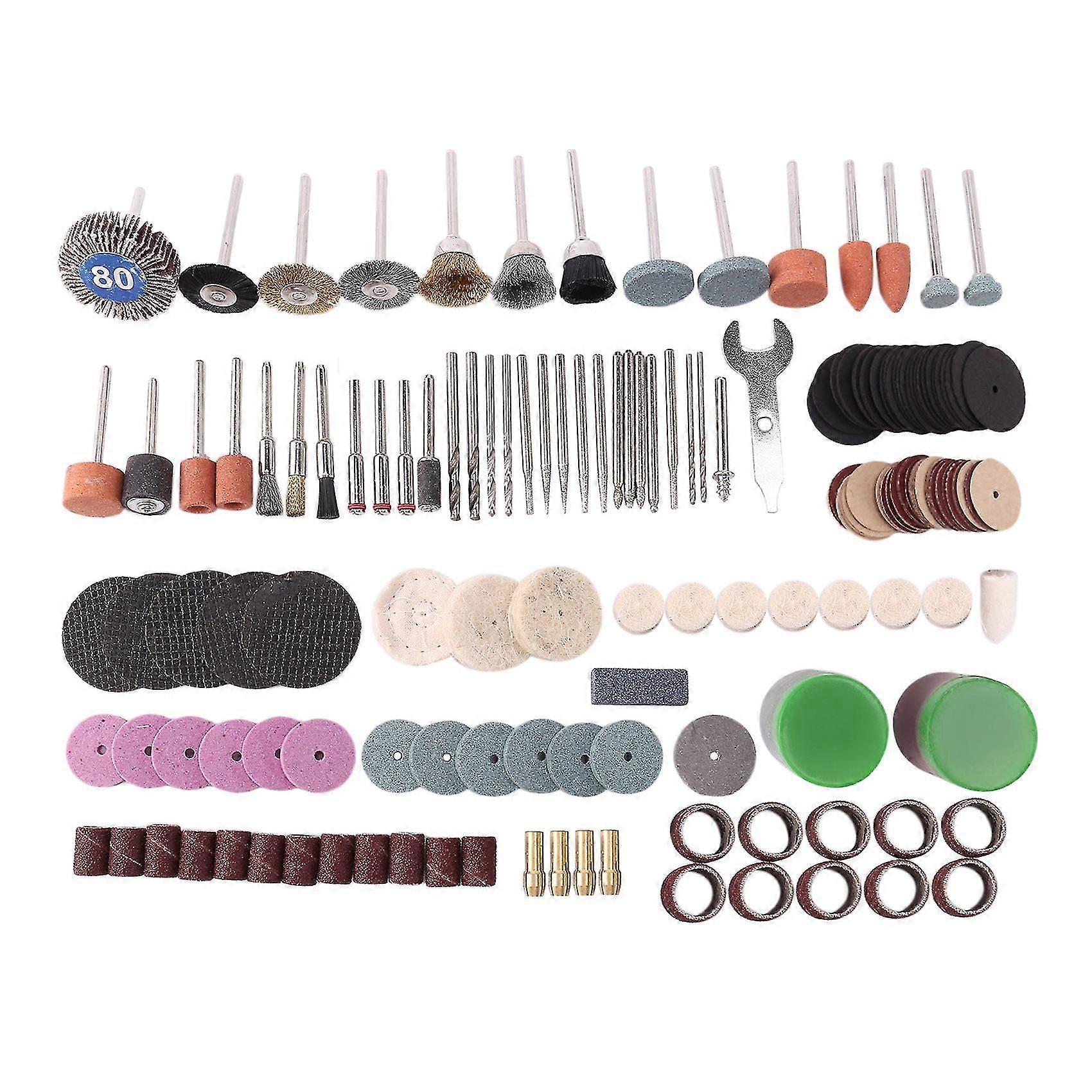 161 Pcs Electric Engraving Mini Drill Polishing Machine Variable Speed Rotary Tool Accessories Fo