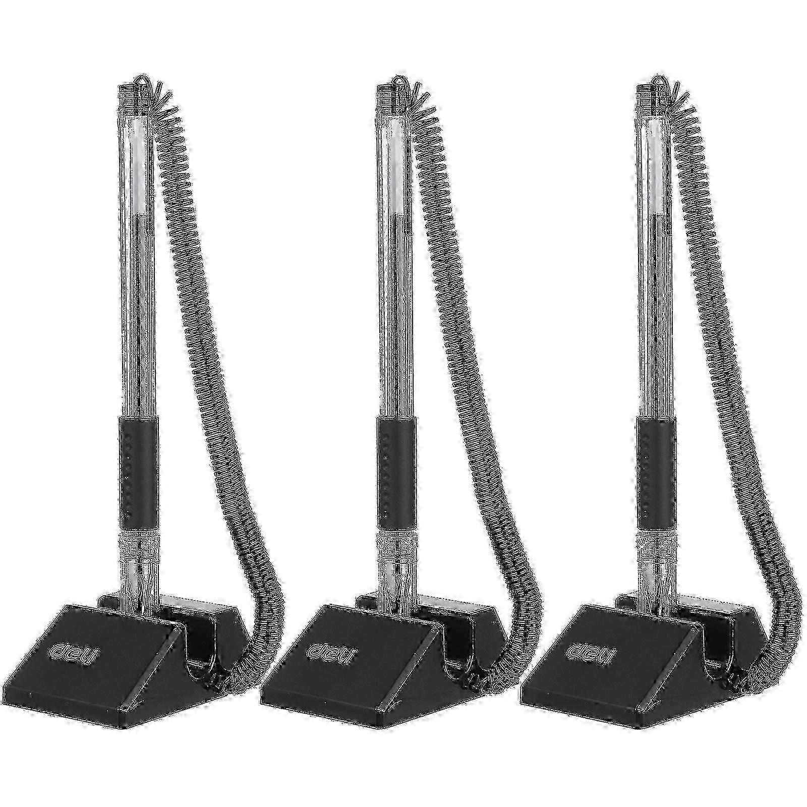 3-Piece Counter Pen Set for Office and Bank Table Use