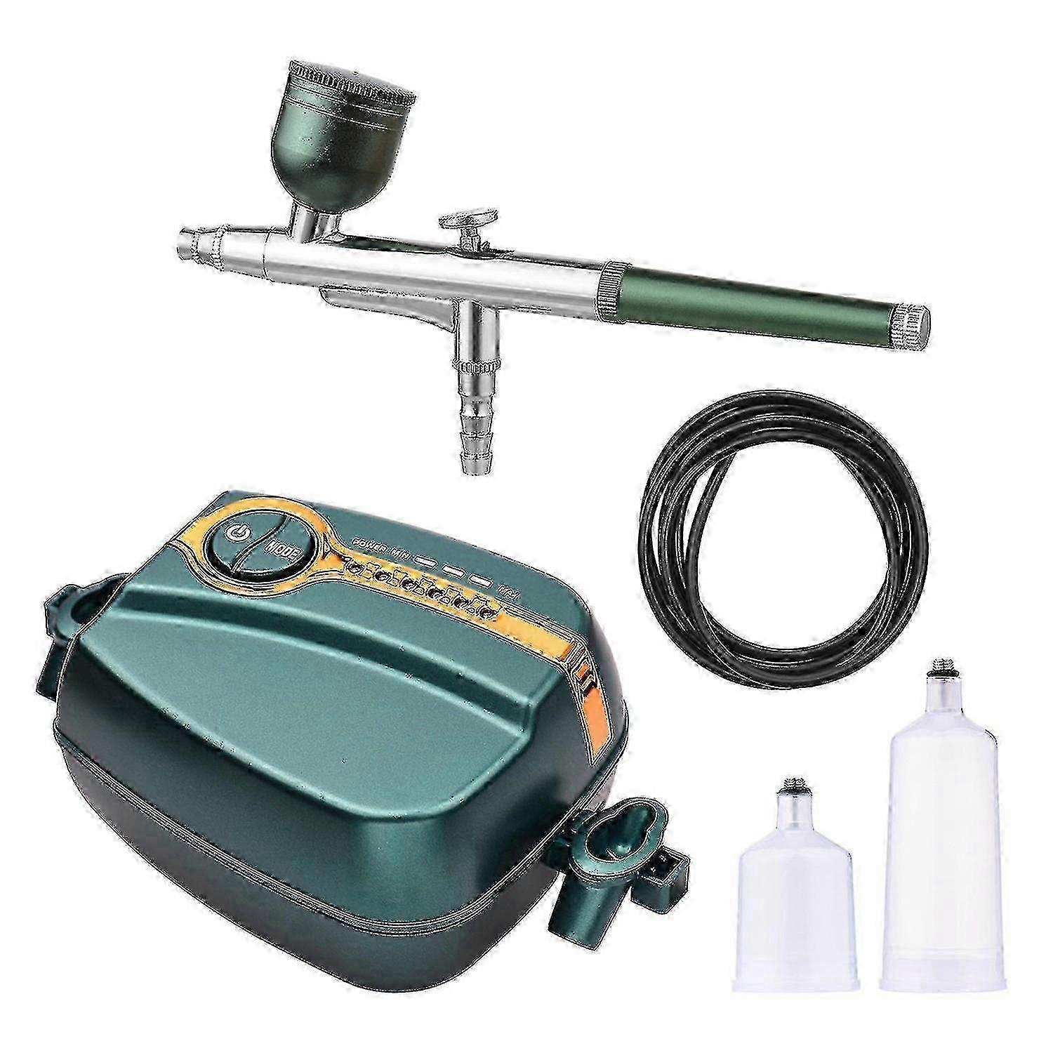 Multi-functional Airbrush Kit With Compressor Handheld Air Brush Set Dual-action 5-level Adjustable