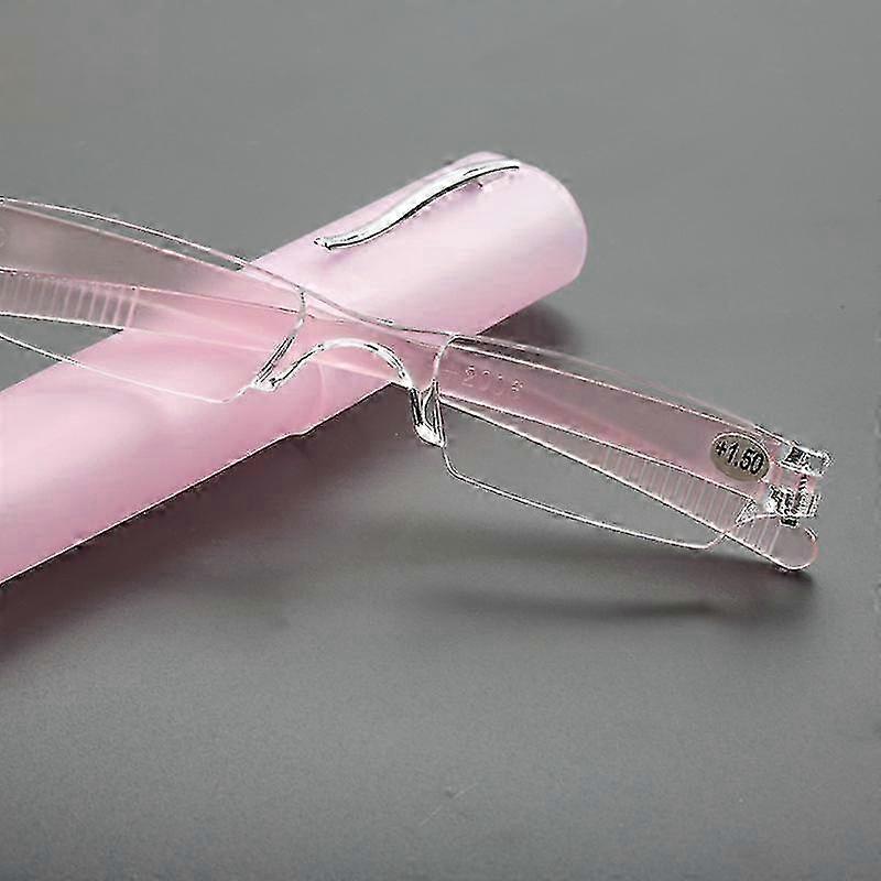 Lunettes de lecture confortables Ultra Light Rimless Hommes Femmes Résine Lunettes de lecture transparentes