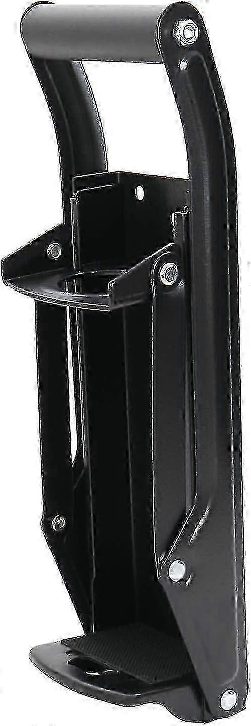 500ml Can Squeezer - Black With Bottle Opener - For Beverage Can And Pe Bottle