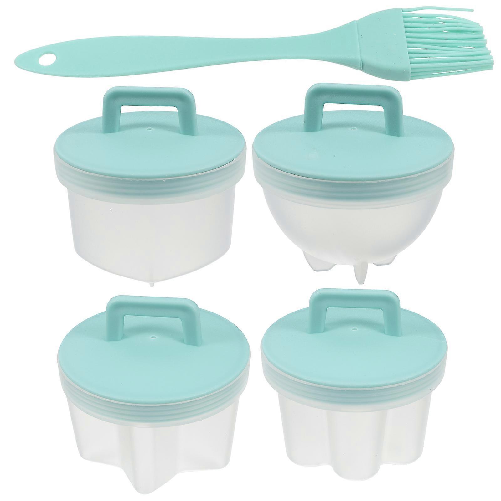 Egg Cooker Cup Plastic Mold for Breakfast Eggs 4Pcs Cooking Gadget