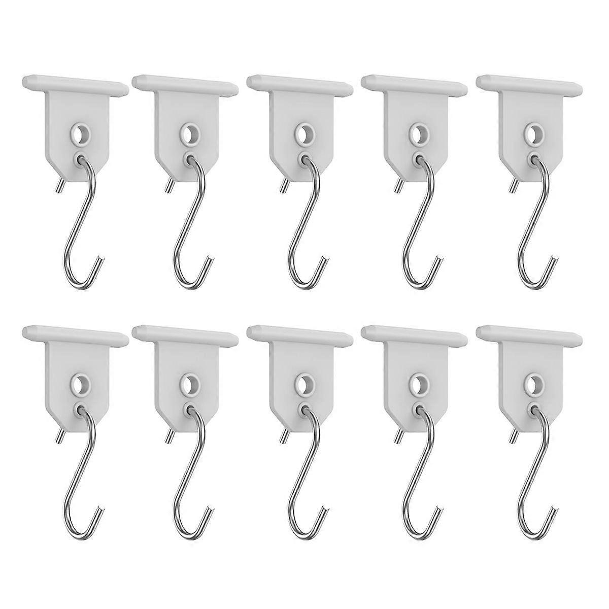 10Pcs Sturdy Awning Hooks for RV S Shaped Camping Awning Hooks Hangers Hats Outdoor Hanging Accesso
