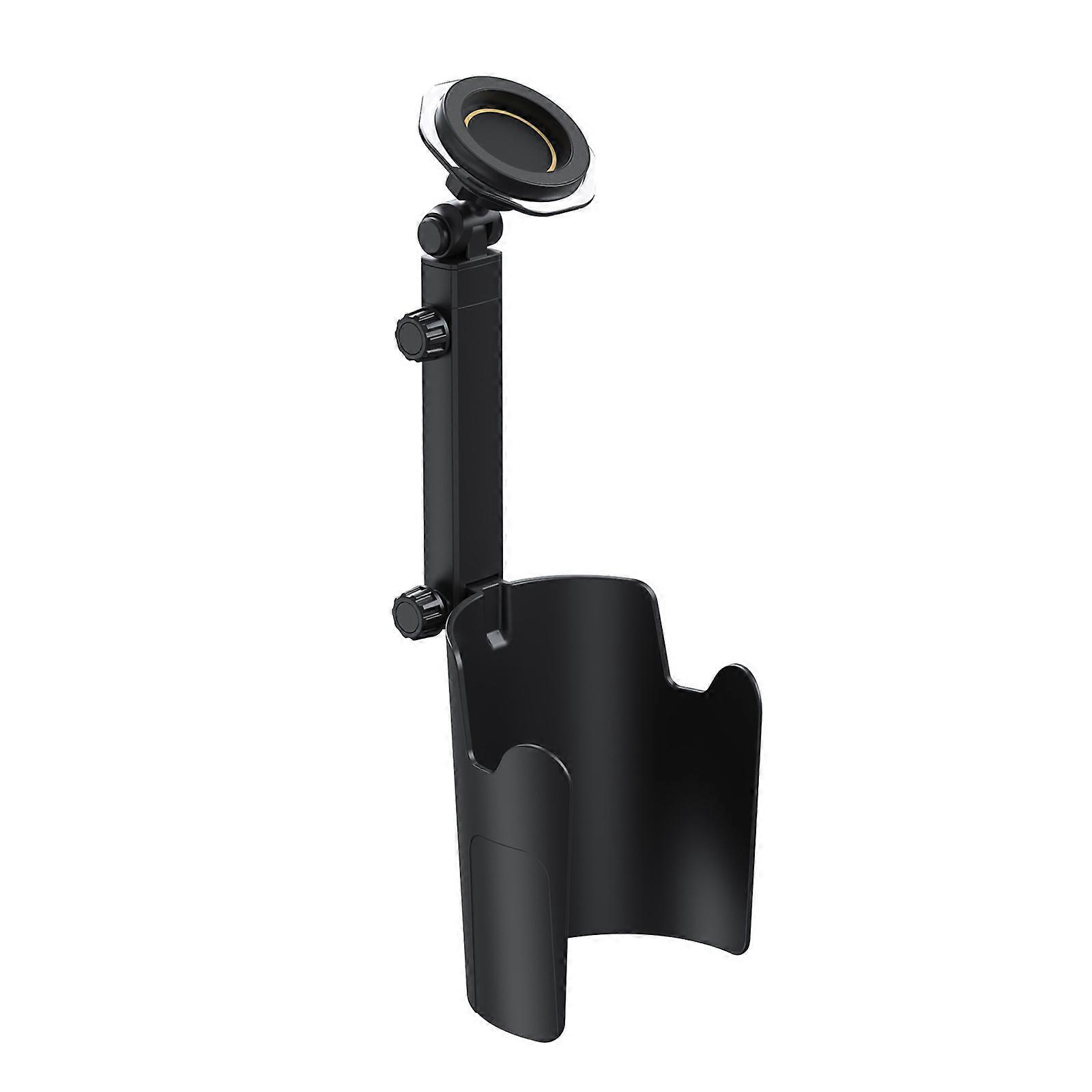 Universal Magnetic Phone Car Mount Cup Holder Stand Space Saving Design For 4-6.7 Inch Mobile Devices 360 Adjustable ABS Multicolor