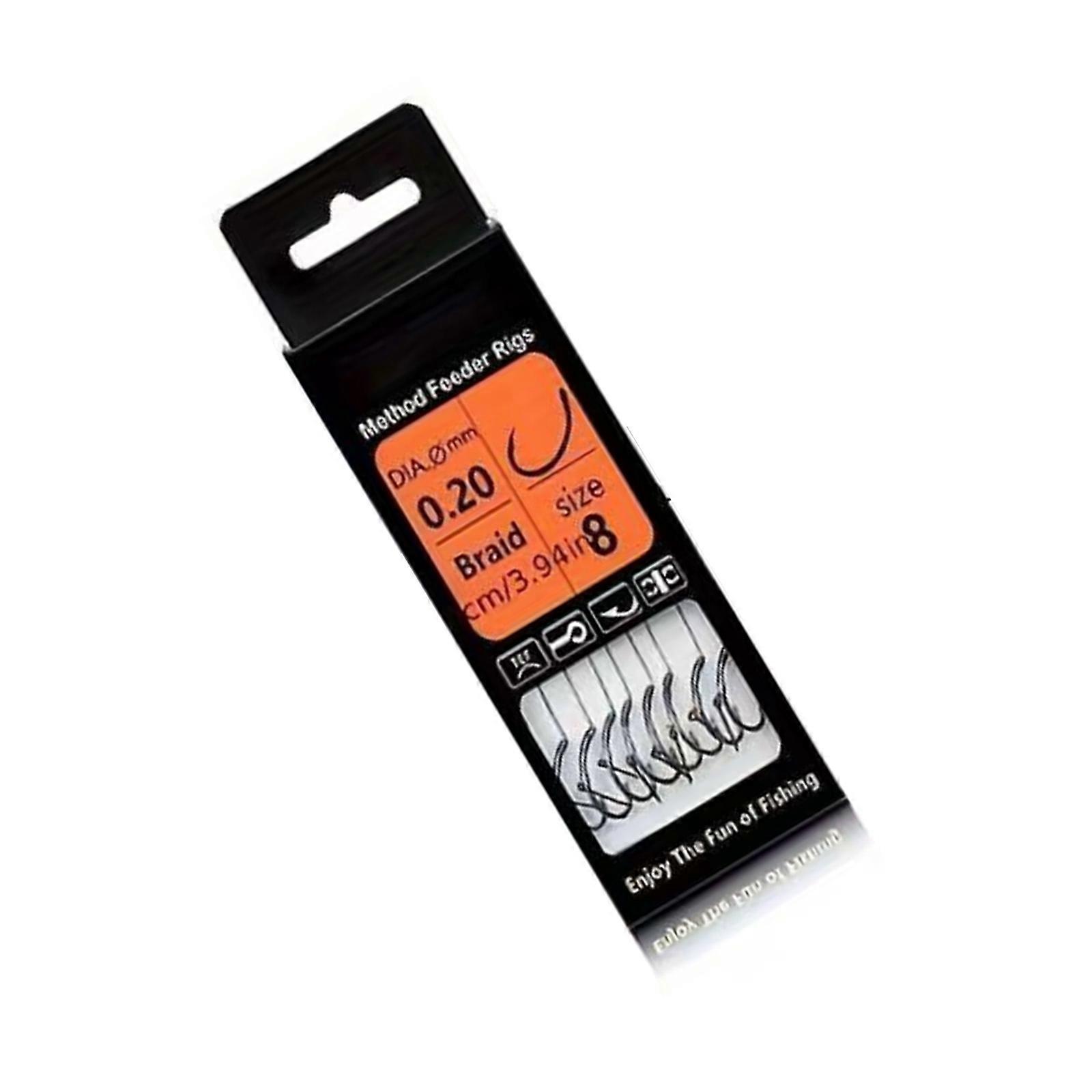 Durability Carbon Steel Fishing Hook Barbed Sharps Tip Multiple Size 6 To 12 For Angling Competitions Multicolor