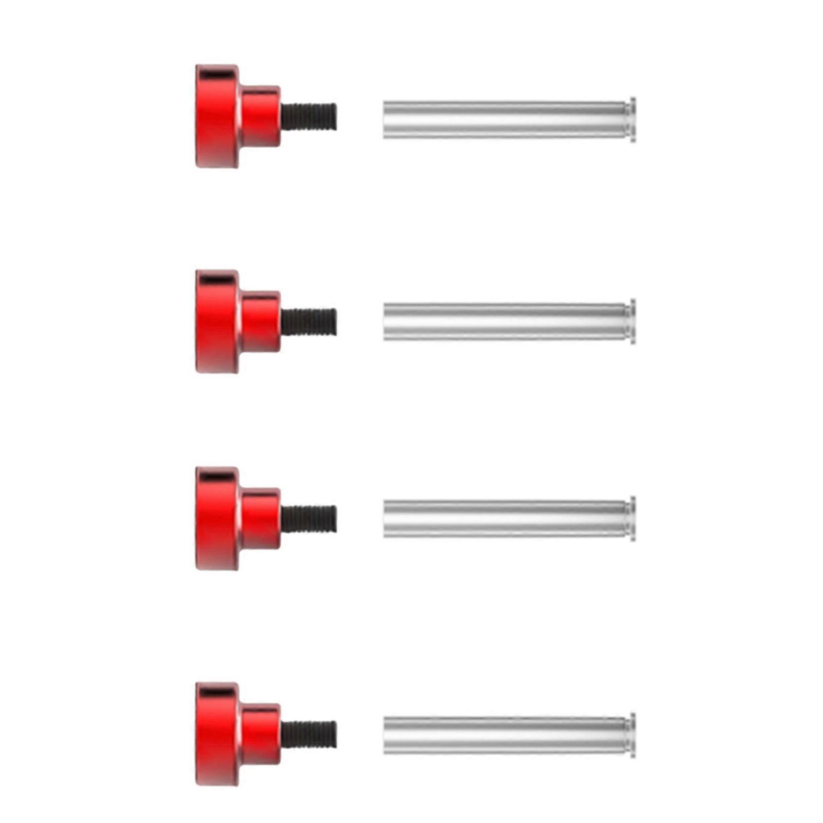 Universals Magnetic Mounting Screws for PC Fan Secure Grips and Reduced Noise with Corrosion Resistant Build  Red