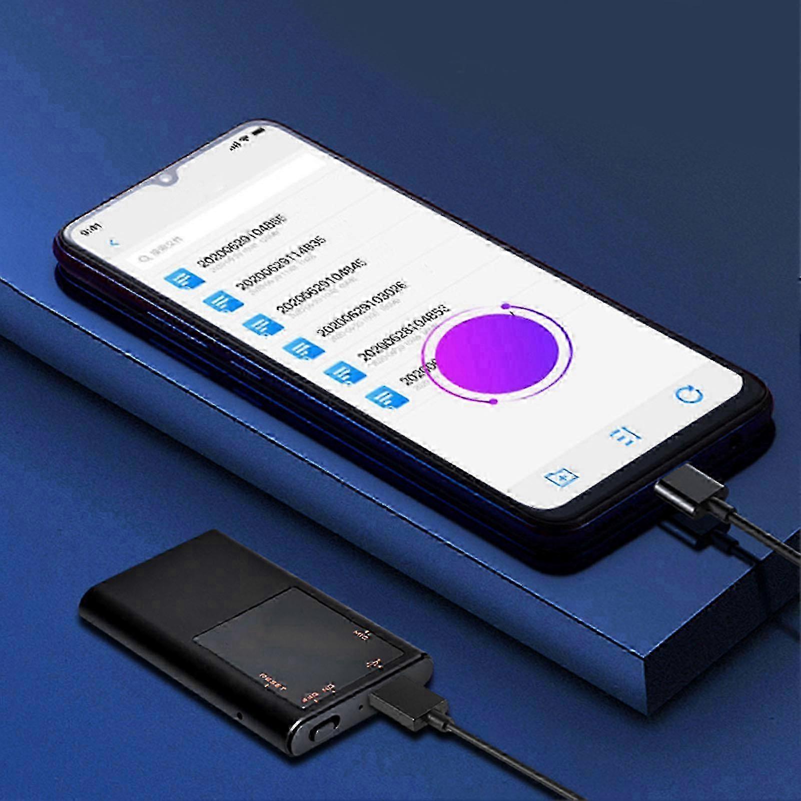 Voice Recorder with AI Noise Cancellation Recording Device with 750 Hours Storage Voice Activated Recorder for Lectures Meetings Interviews 64GB