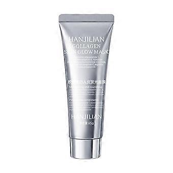 Leave-On Collagen Mask - Hydrating Moisturizing & Anti-Wrinkle, Deep Cleans Pores, Brightens Skin Tone, Comes with a Mask Brush, Multi-Effect Facial C