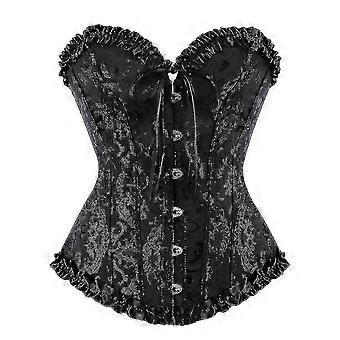Sexy Corsets Dresses For Women Plus Size Costume Overbust Burlesque Corset And Mini Skirt Set Tutu Corselet