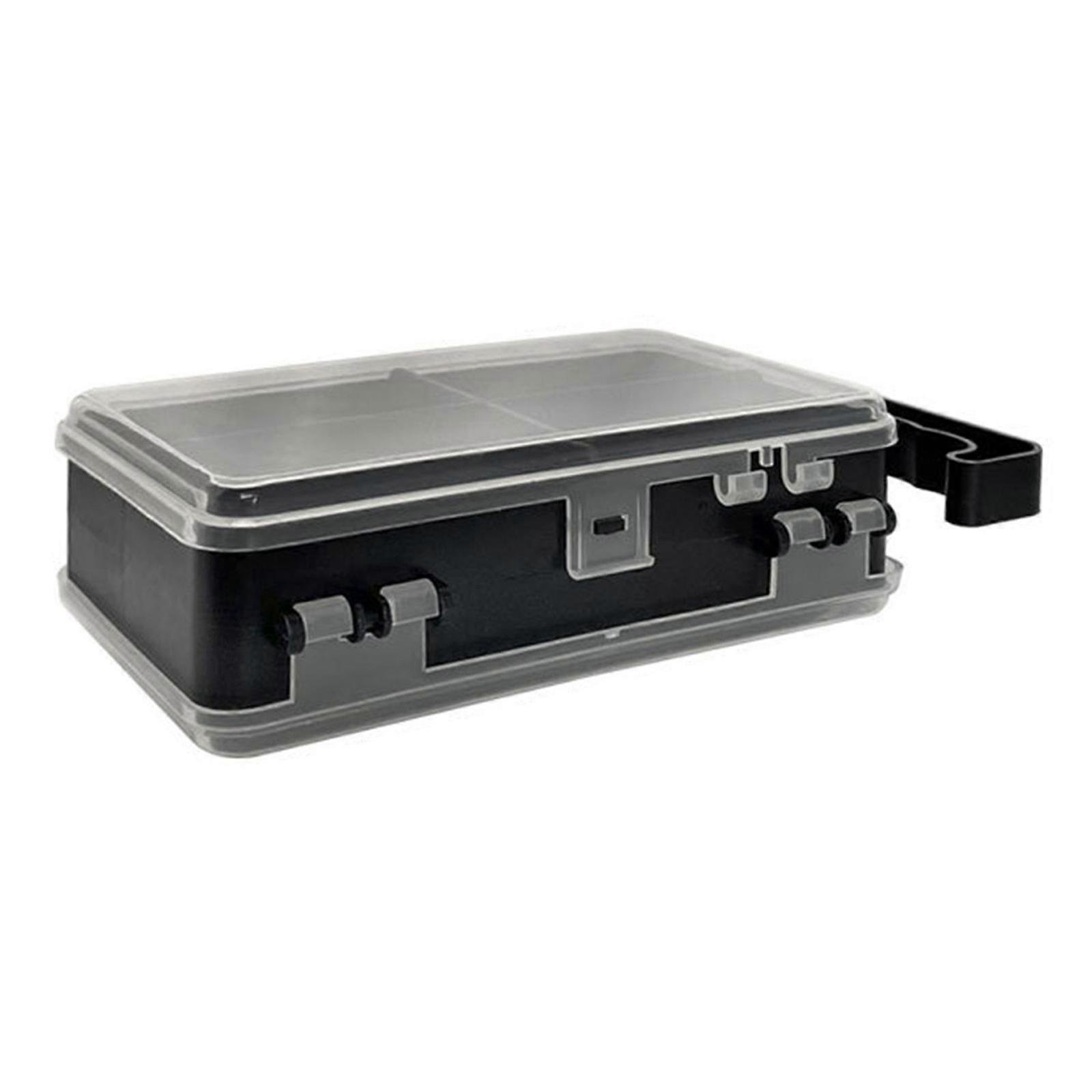 Double-sided 8 Compartments Fishing Tackle Box Baits Lure Hooks Storage Box Fishing Accessories Convenient Storage Case Multicolor