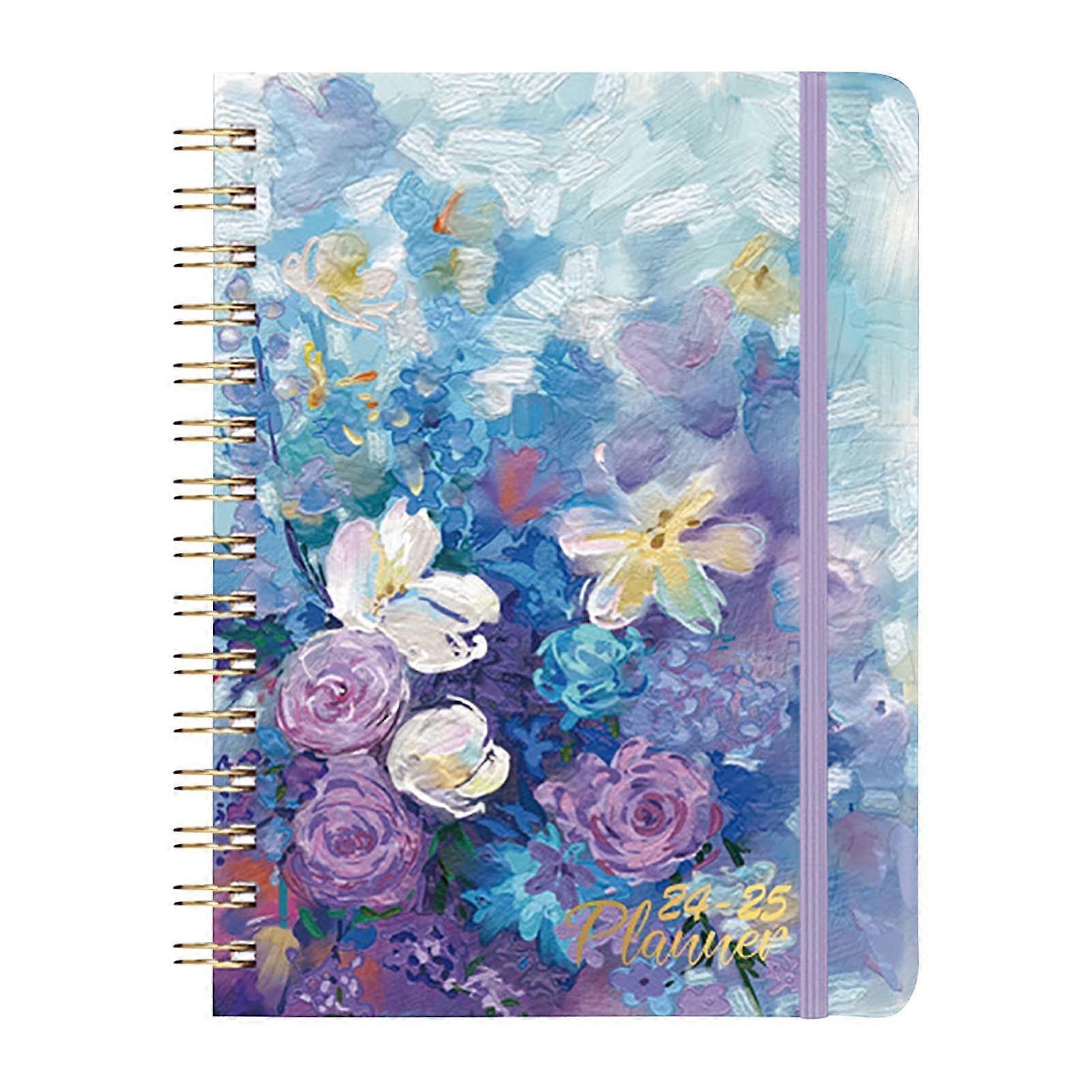 Planner with Dividers Planning Notebook - 2025 Schedule A5 Plan Book With Separating Pages Plan Notebook Coil Book, Planner Notebook Supplies