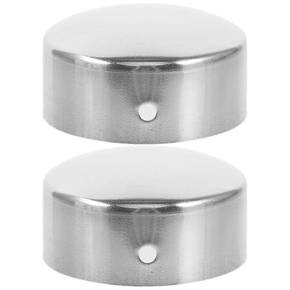 2pcs Round Handrail End Plug Caps Hole Plugs Handrail End Caps for Wood Rail