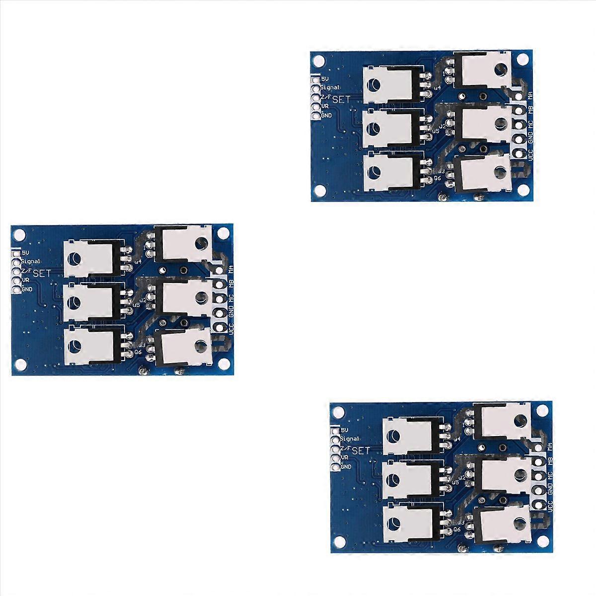 3X DC 12V-36V 500W Brushless Motor Controller Without Hall PWM Control Balanced Car Driver Board Use
