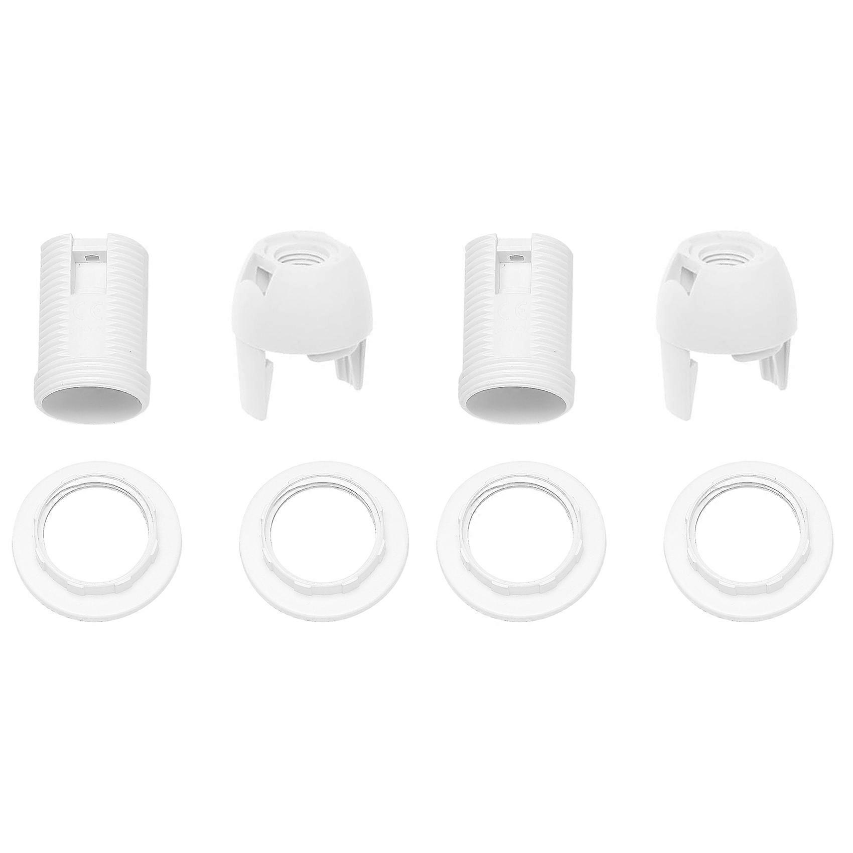 2X Plastic Shell Screw Type E14 Bulb Light Lamp Holder Socket AC 250V 2A