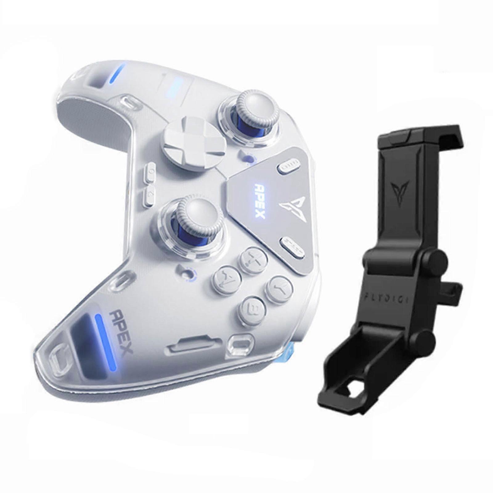 Controller with Phone Stand Hall Joysticks Force Feedback Triggers Game Handle Support Magnetic Charging Multicolor