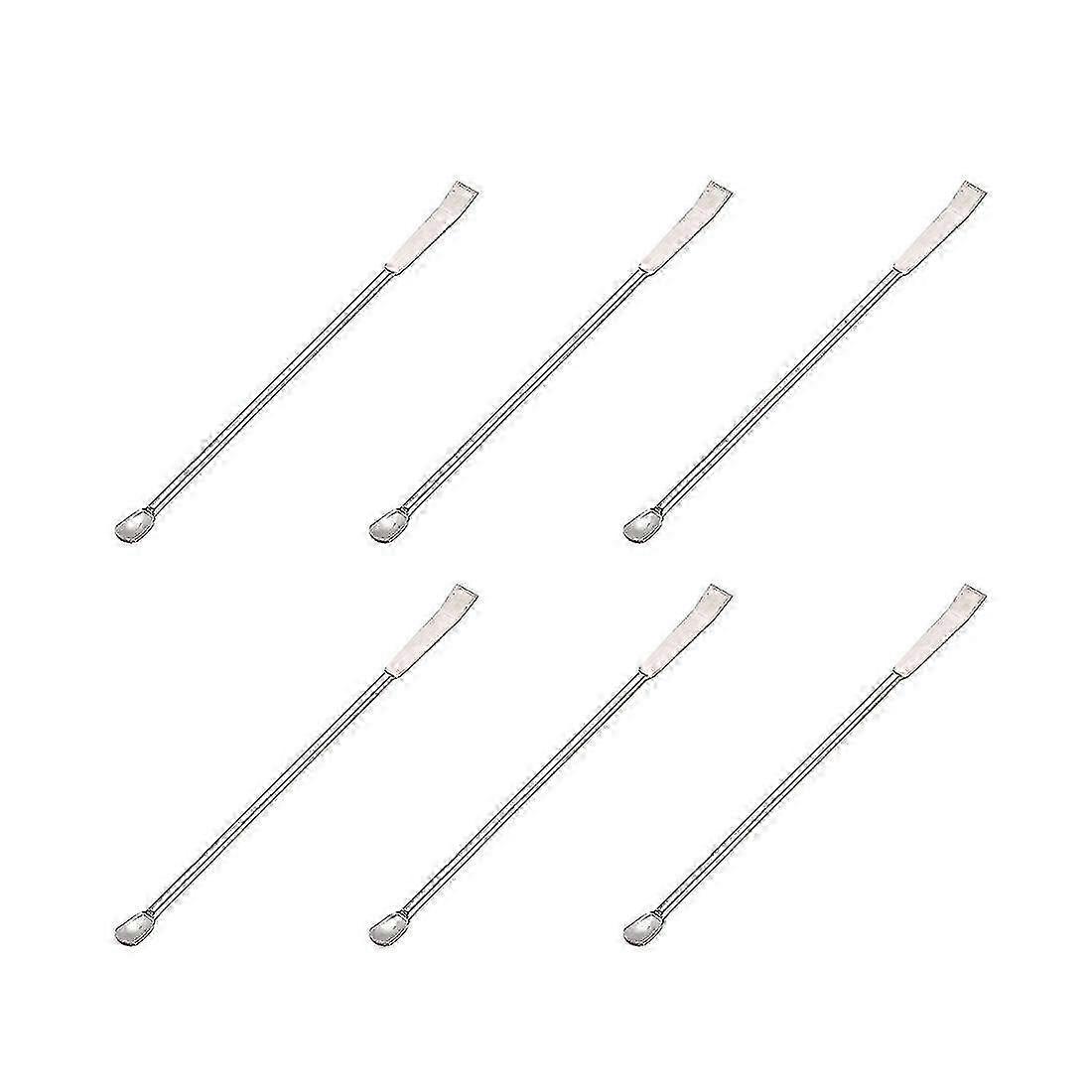 Mini scoop for lab use, stainless steel reagent spoon set 125mm