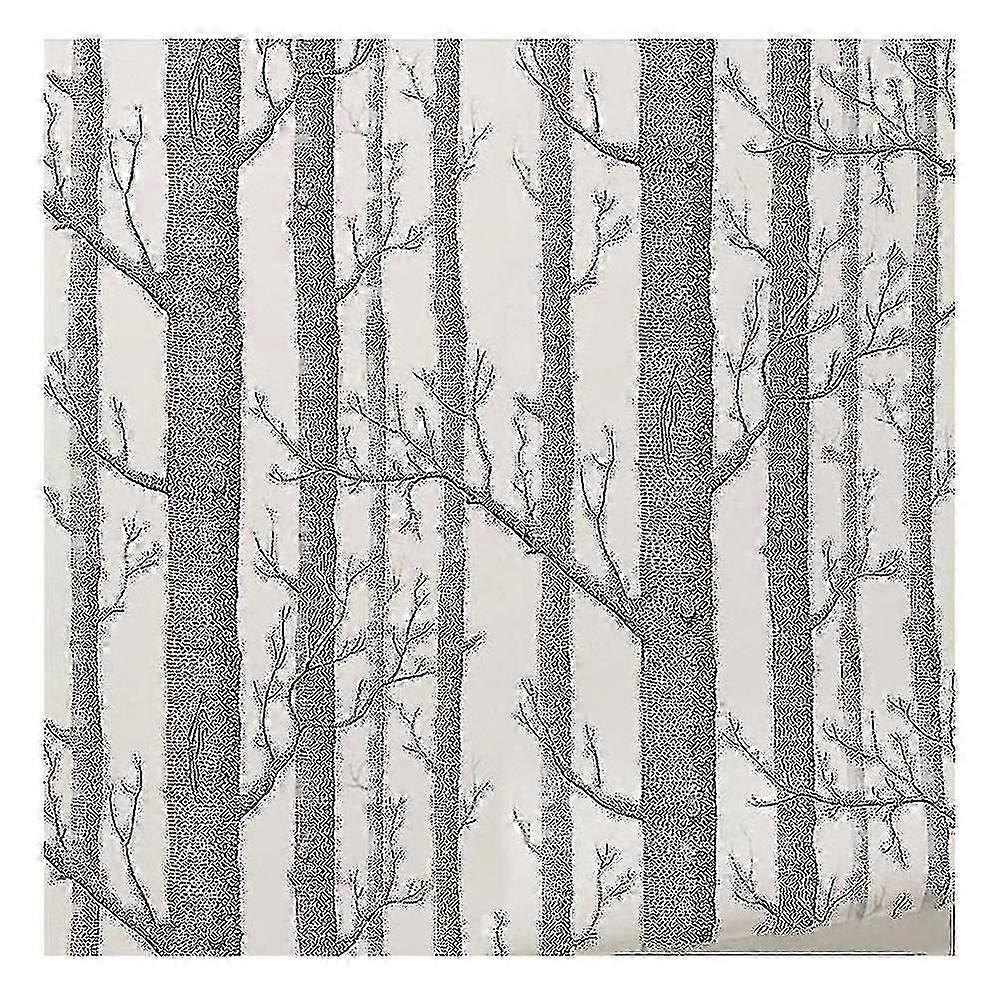 Textured Wood Wallpaper - Birch Tree Peelable for Walls