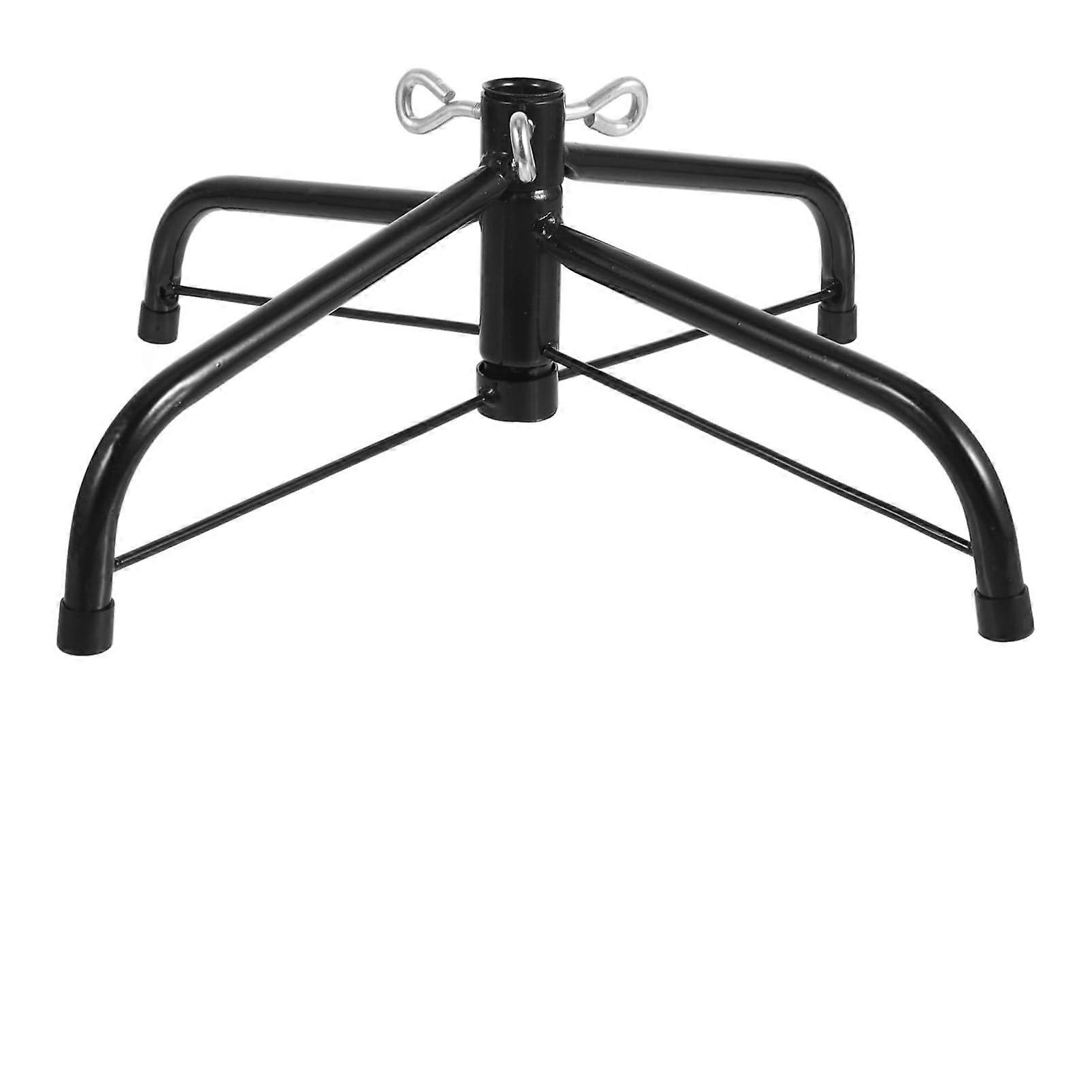Metal Christmas Tree Stand for 4ft Artificial Trees, Folding Black Base 13.7in Replacement Holder