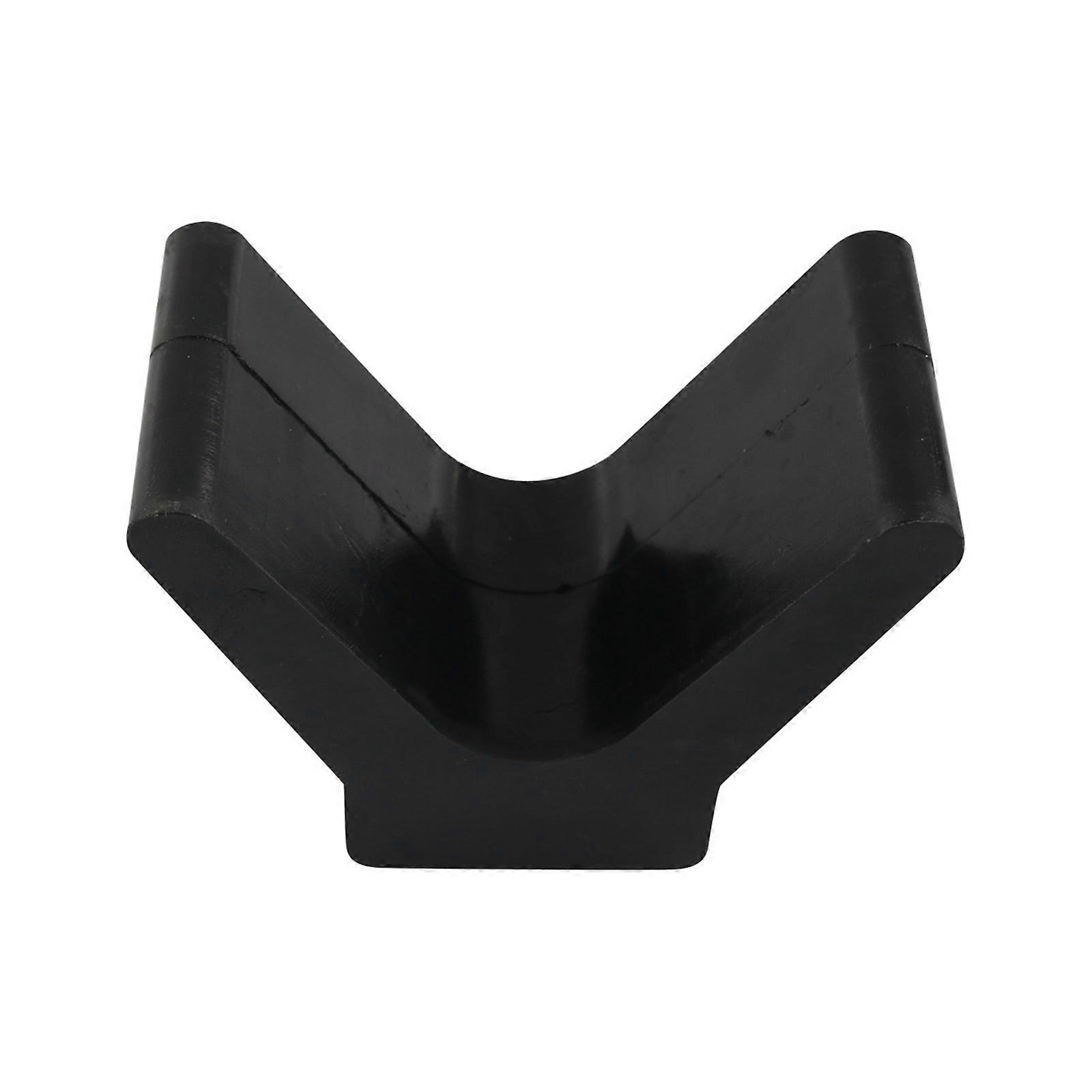 2 Inch V Style Boat Trailer Bows Stop with 1/2 Inch Mounting Hole Weather Resistant Rubber Bows Stop Simple Installation Multicolor
