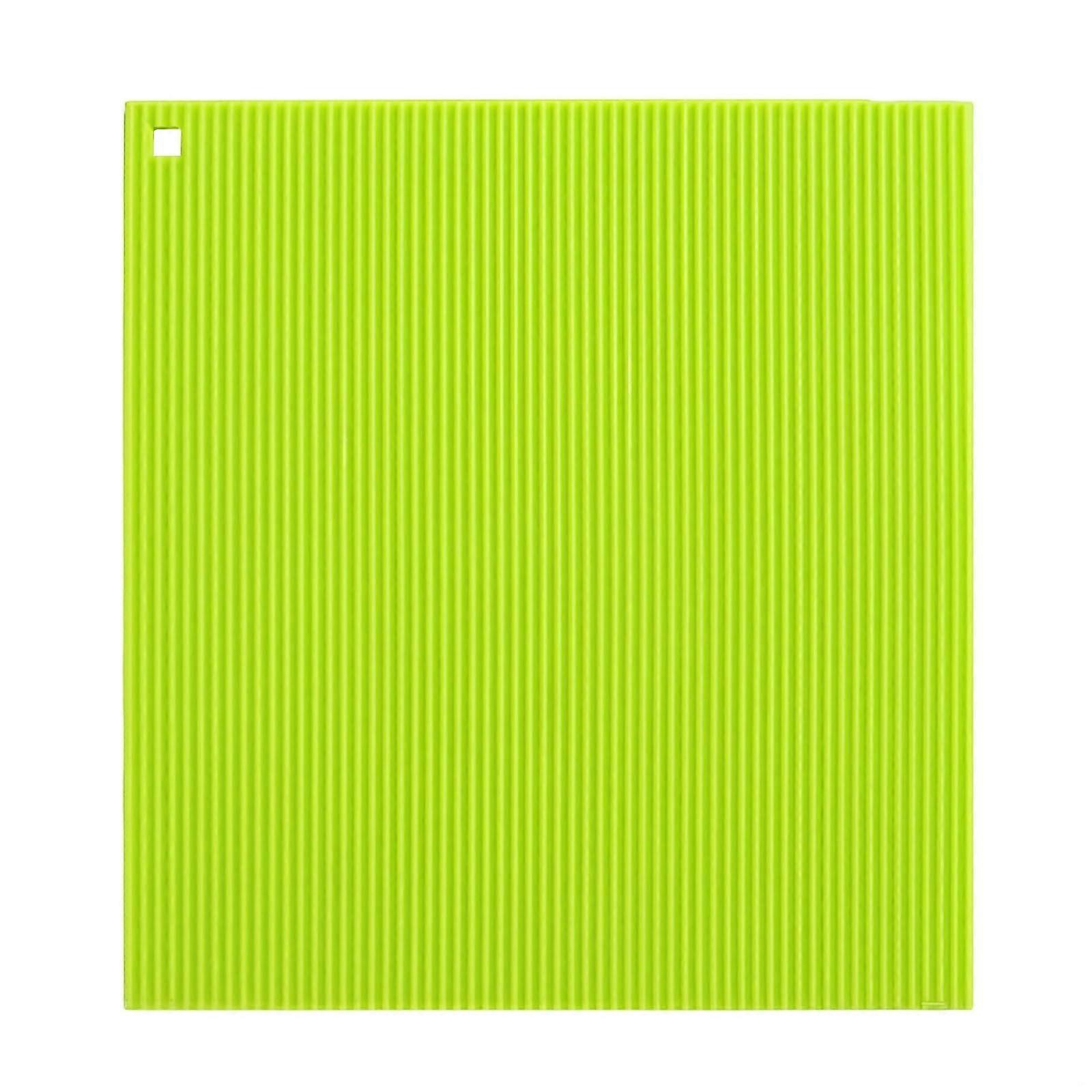 NonStick DoubleSided Silicone Sushi Rolling Mat with Wood Pattern, Turquoise, 8.5x7.8in