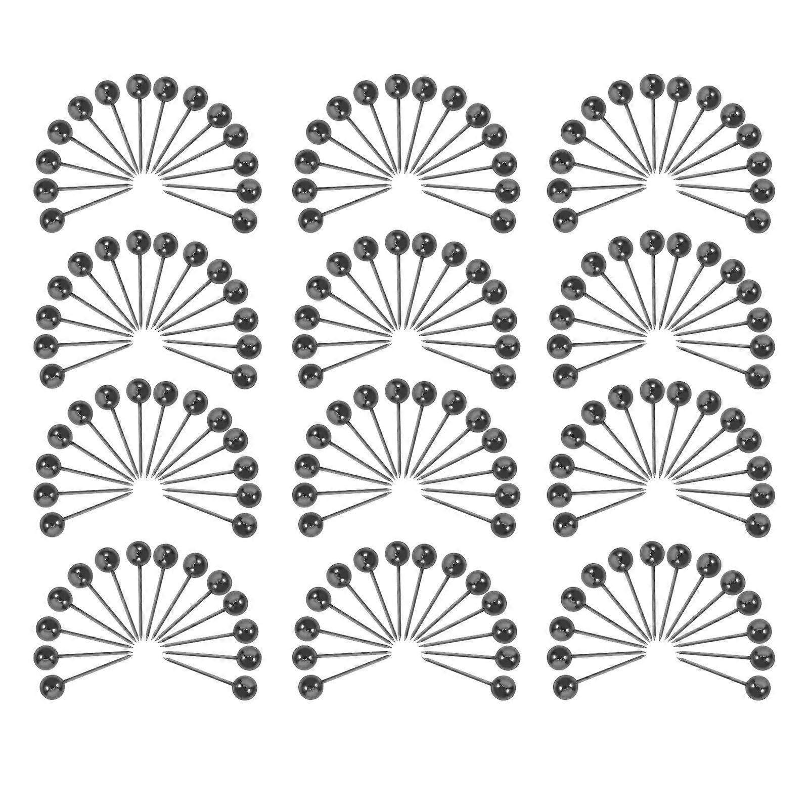 200Pcs Round Head Map Pins for Marking Heavy Duty Push Pins