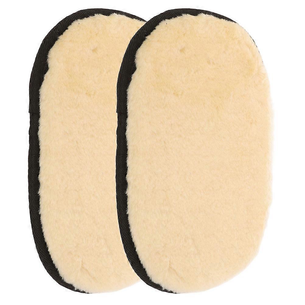 Polishing Pad for Car Use 2Pcs Soft Wax Applicator Hand Pads