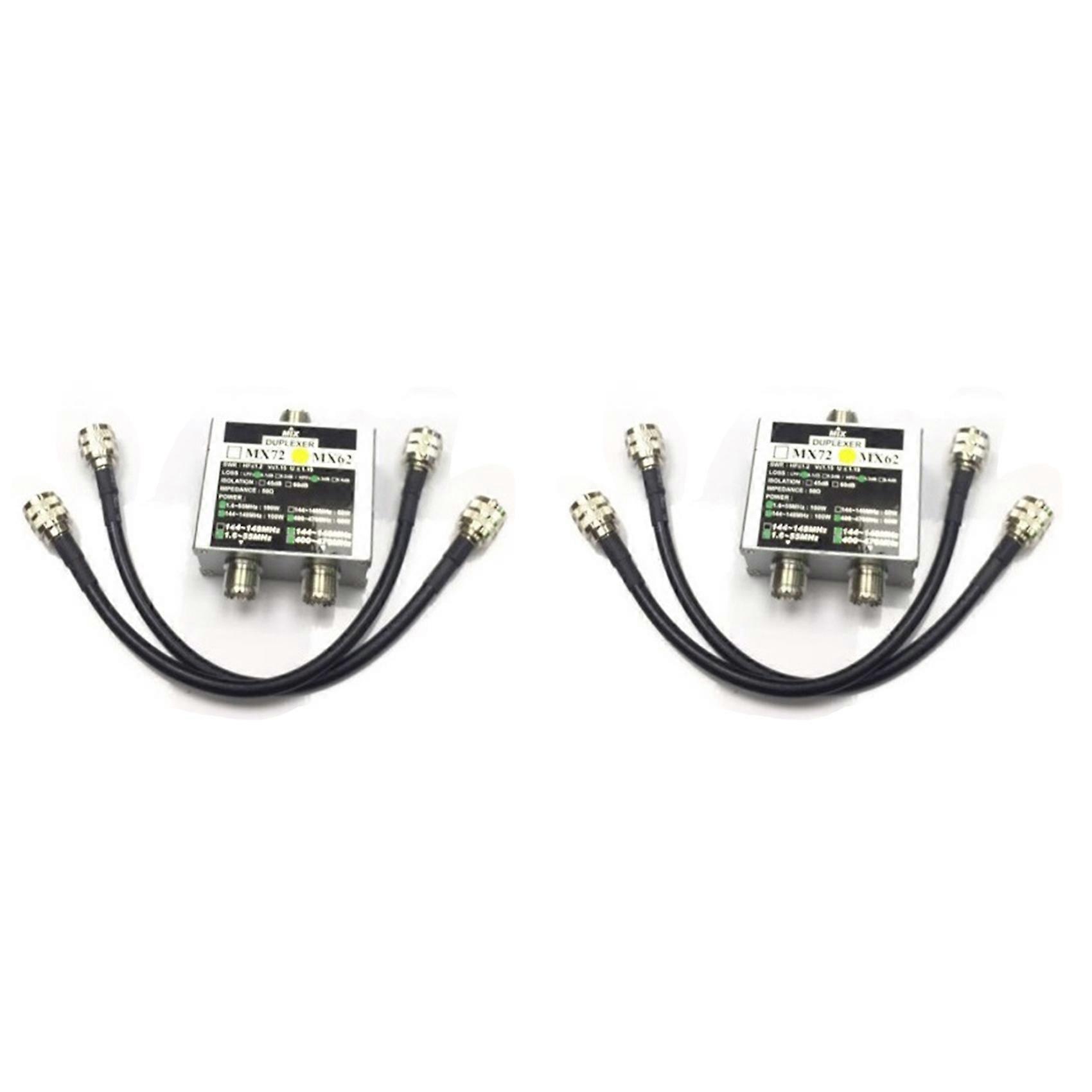 2X MX62 HAM Antenna Combiner Different Frequency (HF / VHF / UHF) Linear Combiner Transit Station Duplexer