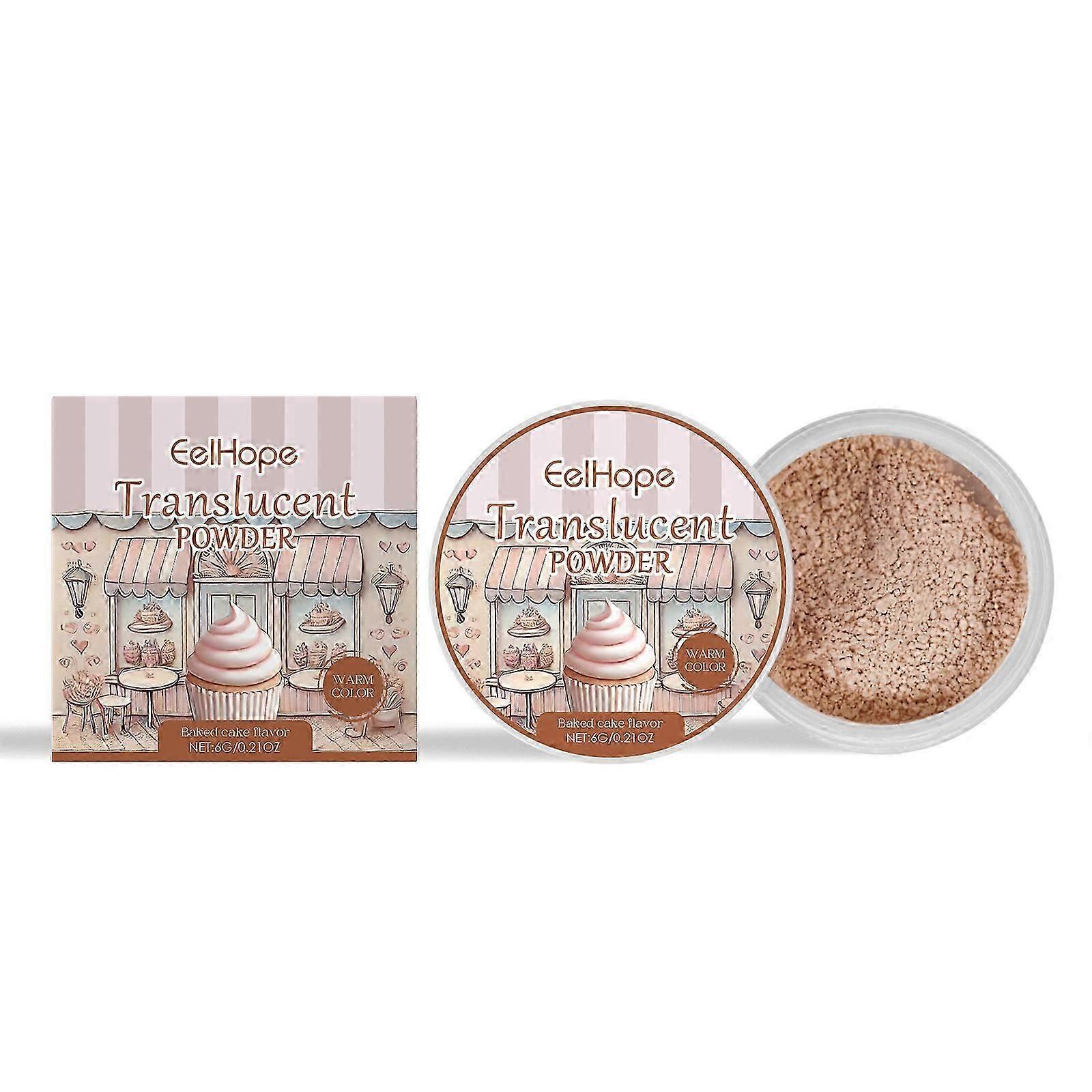 Natural Setting Powder - Oil Control, Long-Lasting, Lightweight, Baked Cake Scent