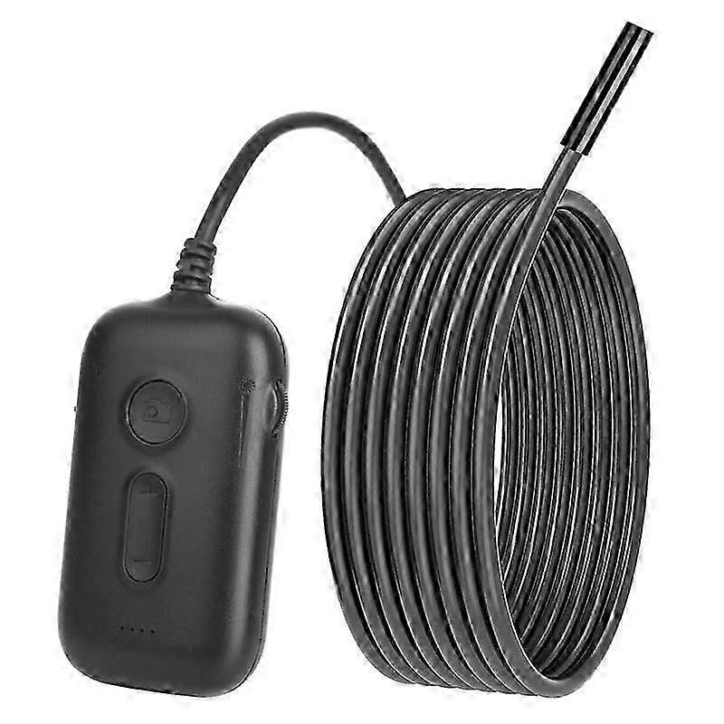 Waterproof endoscope camera with 8mm single lens and 1m wire