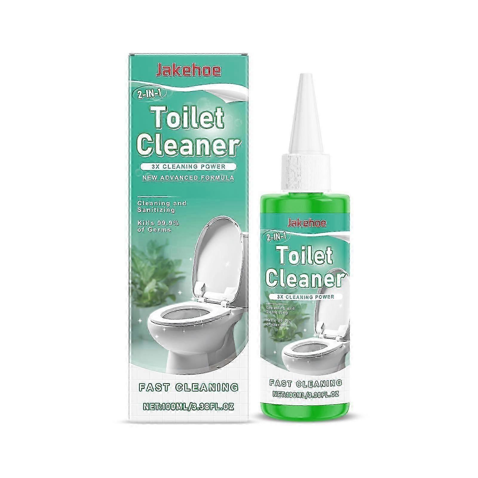 Powerful Toilet Cleaner with Sodium Gluconate & Citric Acid  Deep Cleaning, Odor Elimination, and Easy Application in 100ml Bottle