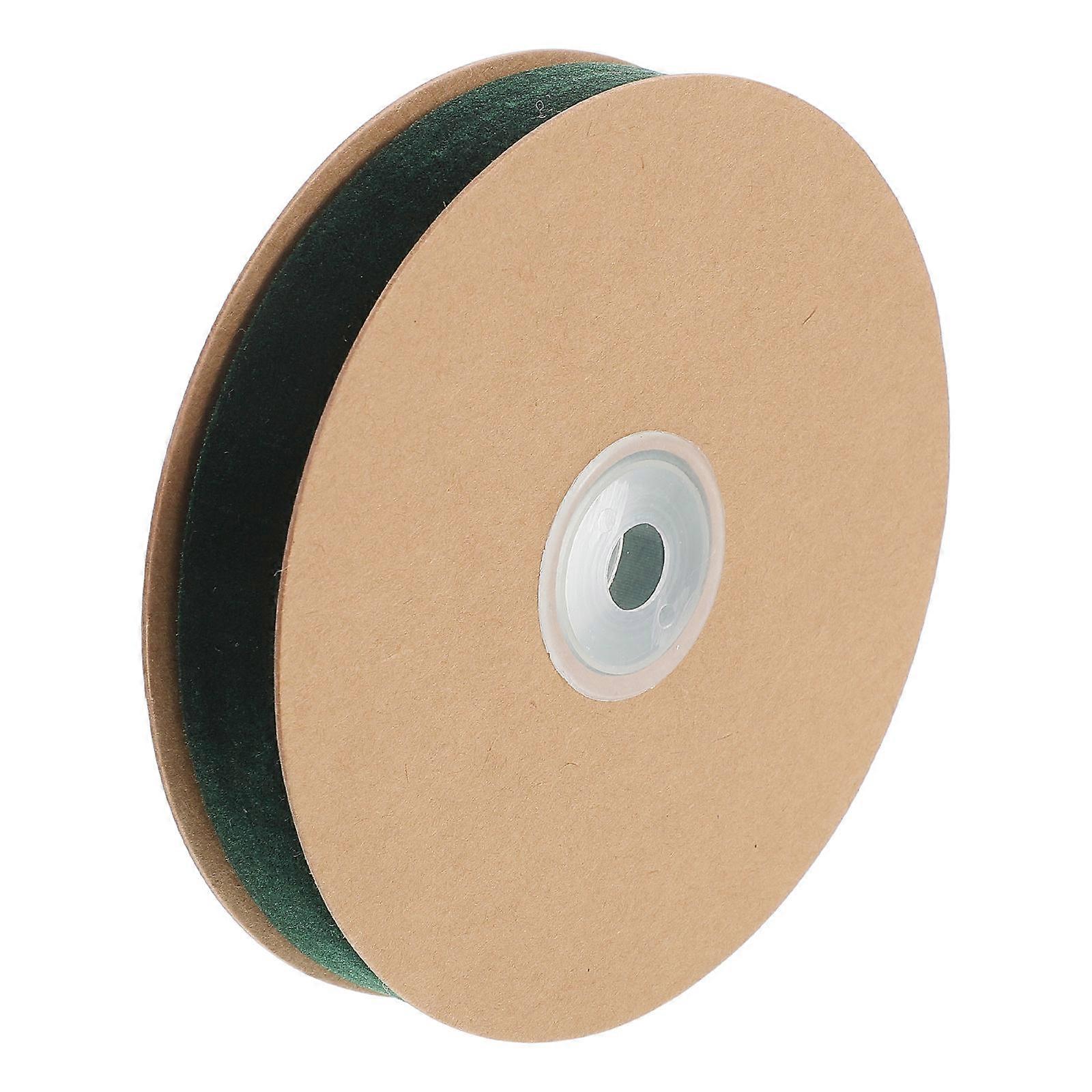 Green Fluffy Craft Ribbon for Gift Wrapping with 1 Roll Present Ribbon