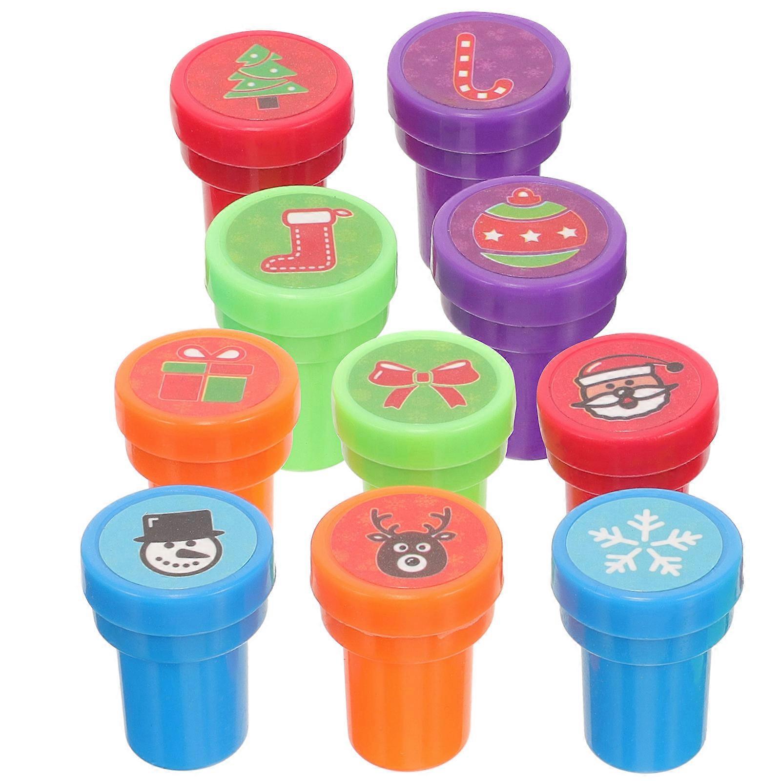 Xmas Inking Stamper Christmas Stampers for 5Sets DIY Projects