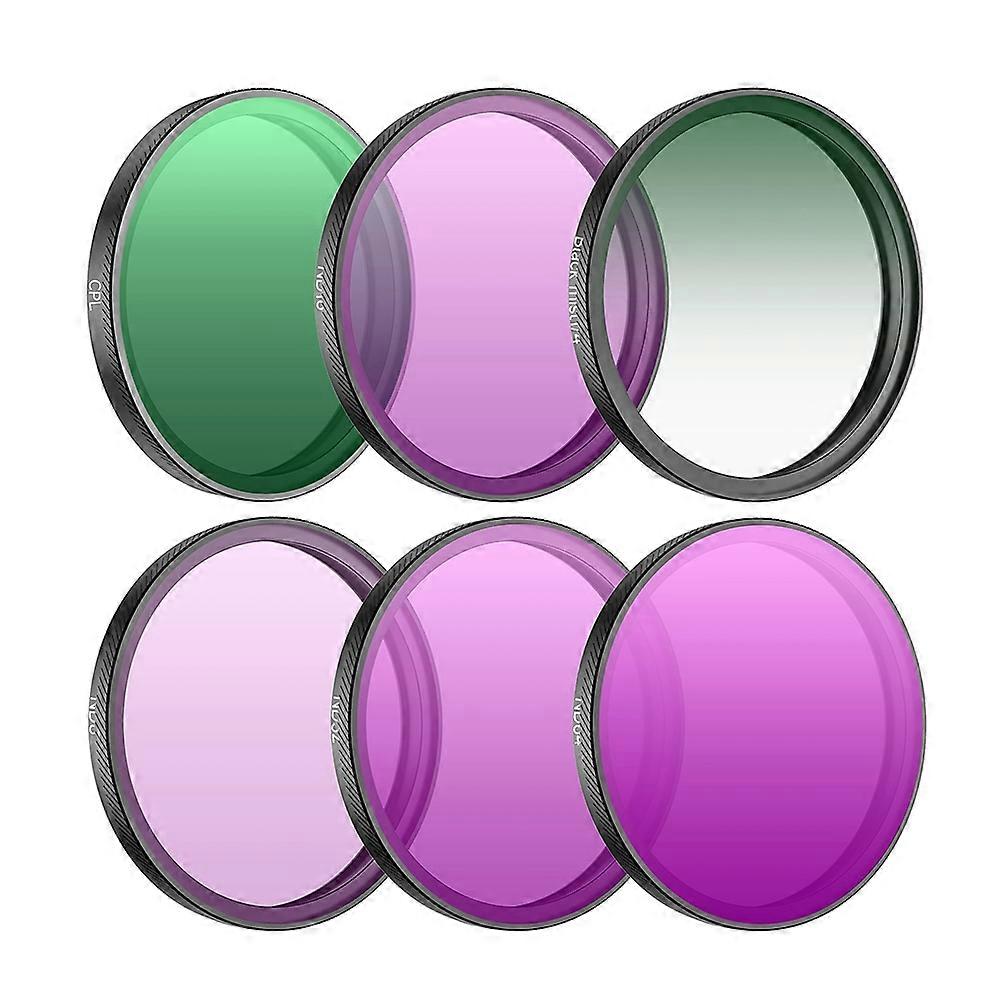 Sunnylife for DJI Osmo Action 6 Lens Filters CPL ND Filter Set Optical Glass Waterproof Lens Filter for DJI Osmo Action 6
