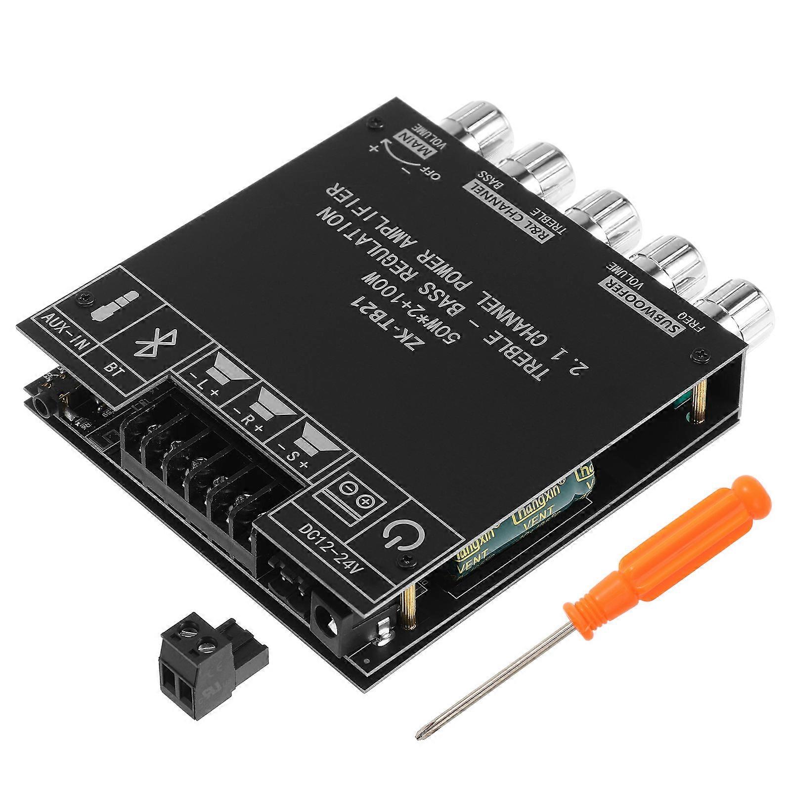 2.1 Channel Power Amplifier Module for Speakers with Stable Audio Output