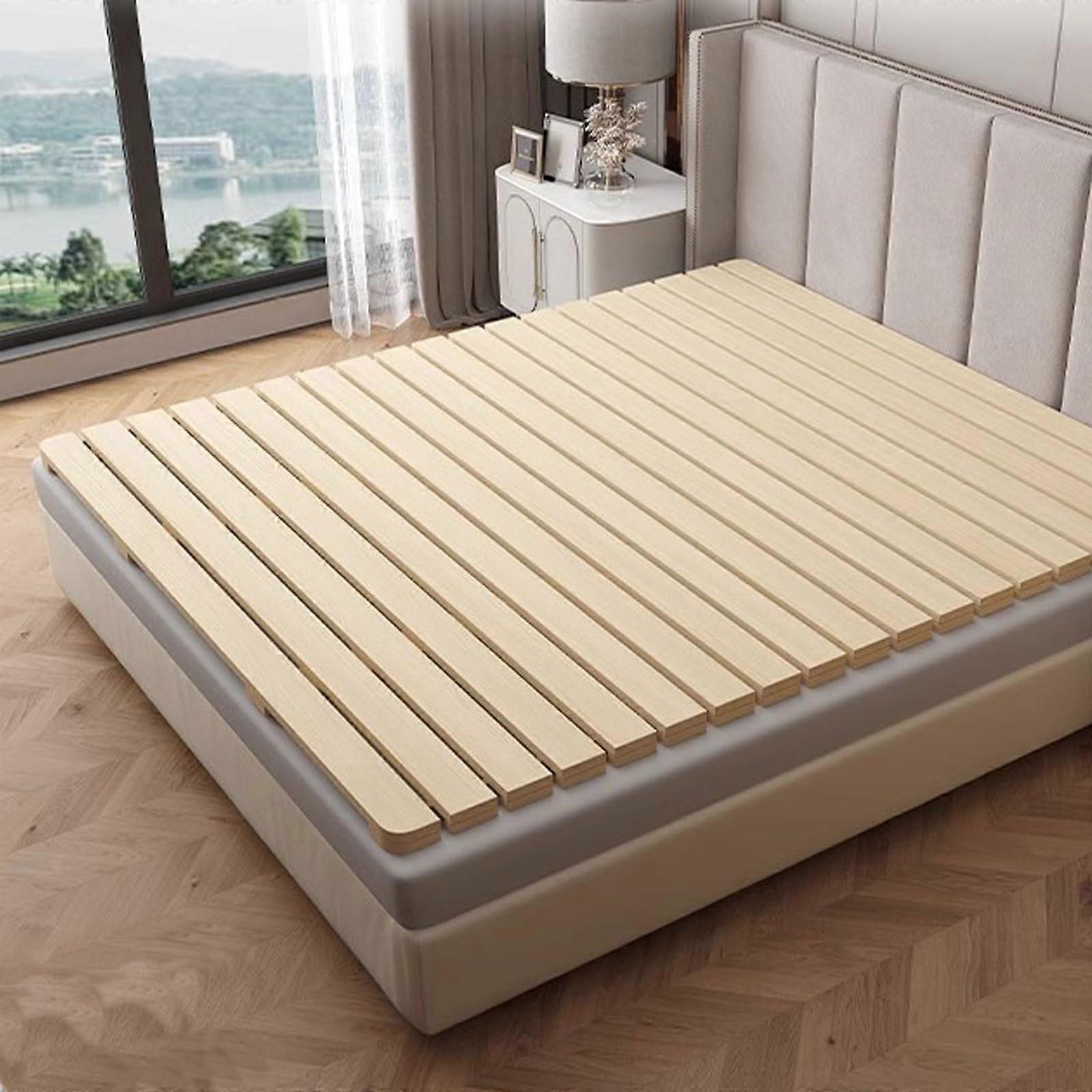 Wooden Bed Slats Solid Wood Support for Queen and Full Platform Beds Custom Size 28x59in