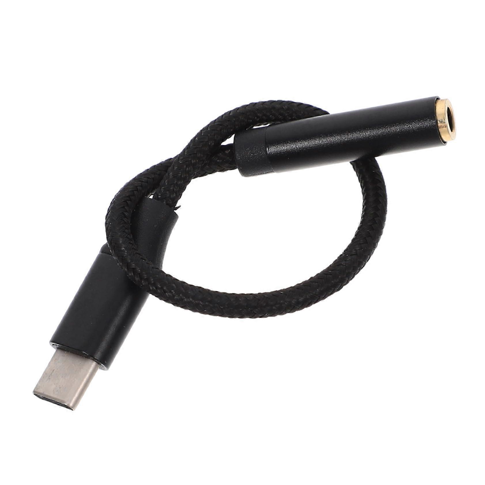 Type C to Headphone Adapter Cable USBC 3.5mm Audio Jack Converter for Tablets and Phones Durable and Easy Connect