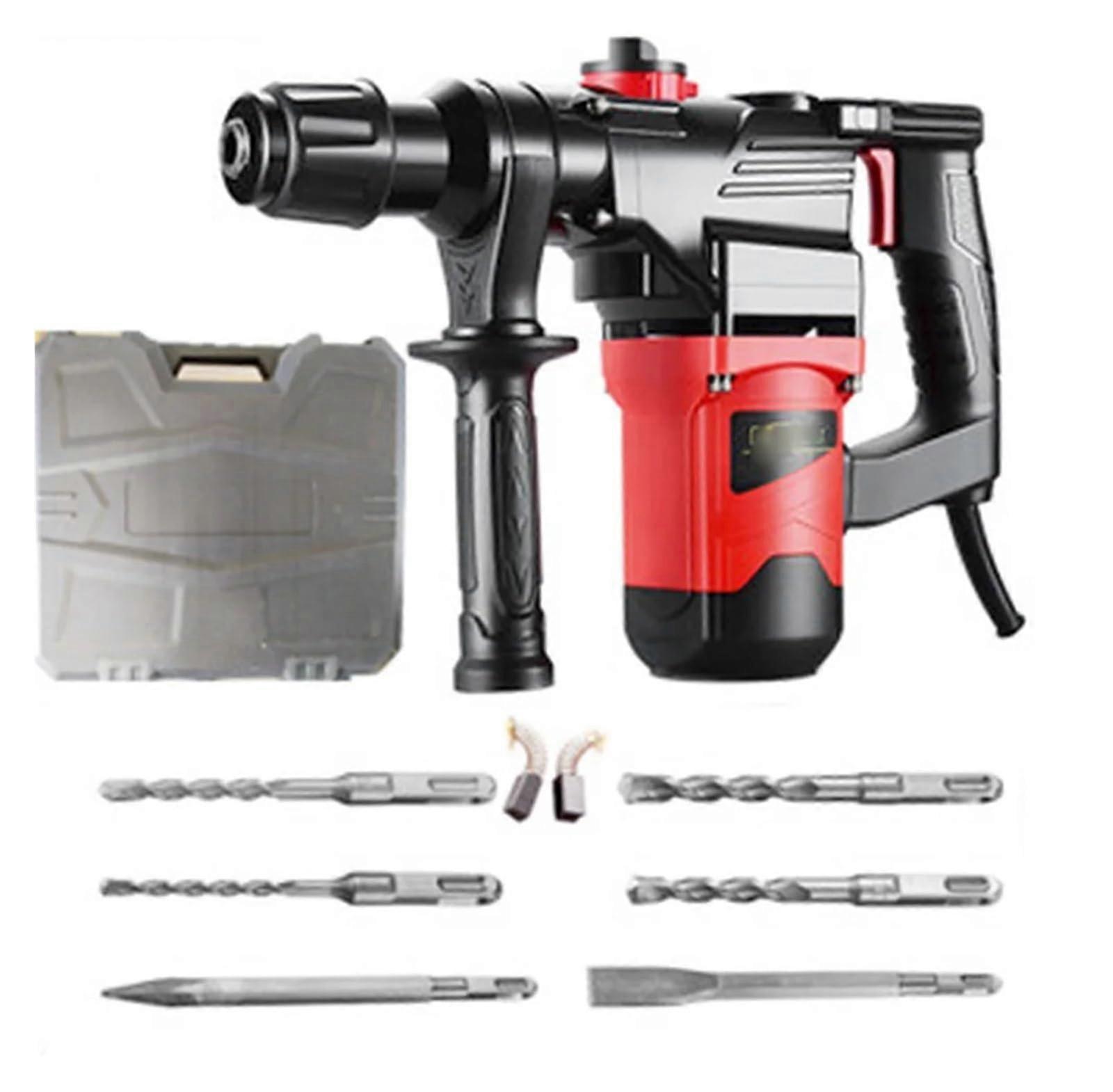 2580W Heavy Duty Electric Demolition Hammer Concrete Breaker with Dual Function and Cooling System