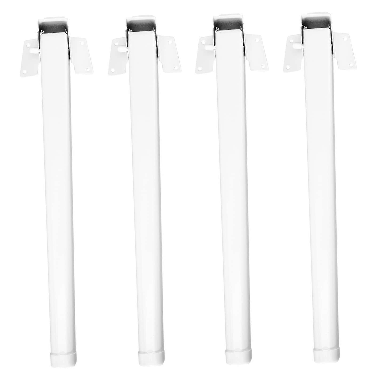 4Pcs Durable Folding Table Legs Height Adjustable Replacement for Bed Tables and Desks