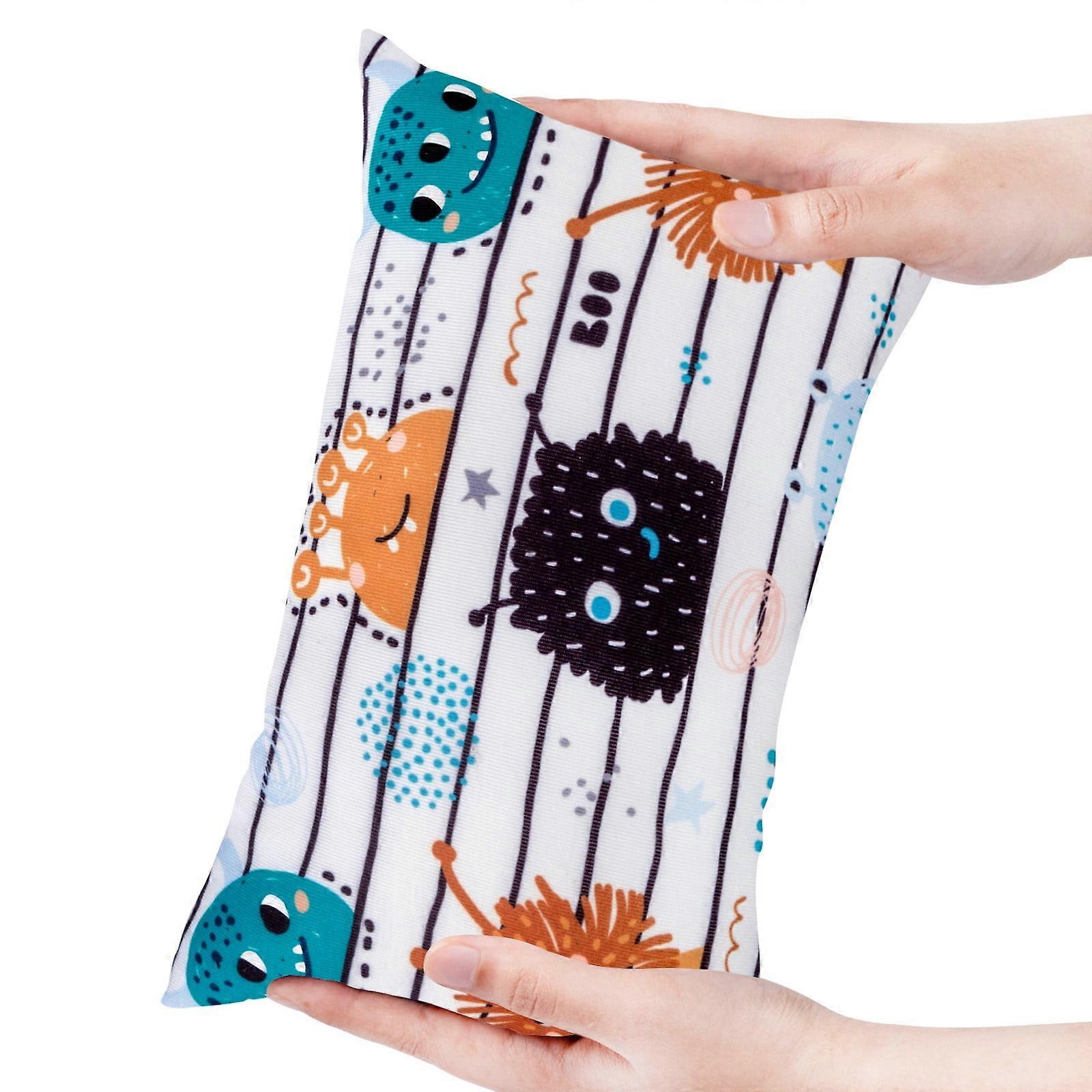 Mini Toddler Pillow 11''x7'' with Case, Soft Machine Washable Kids Sleep & Travel Pillow