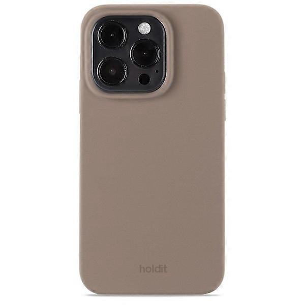 holdit compatible with iPhone 14 Pro Mobile Case Silicone Mocha Brown