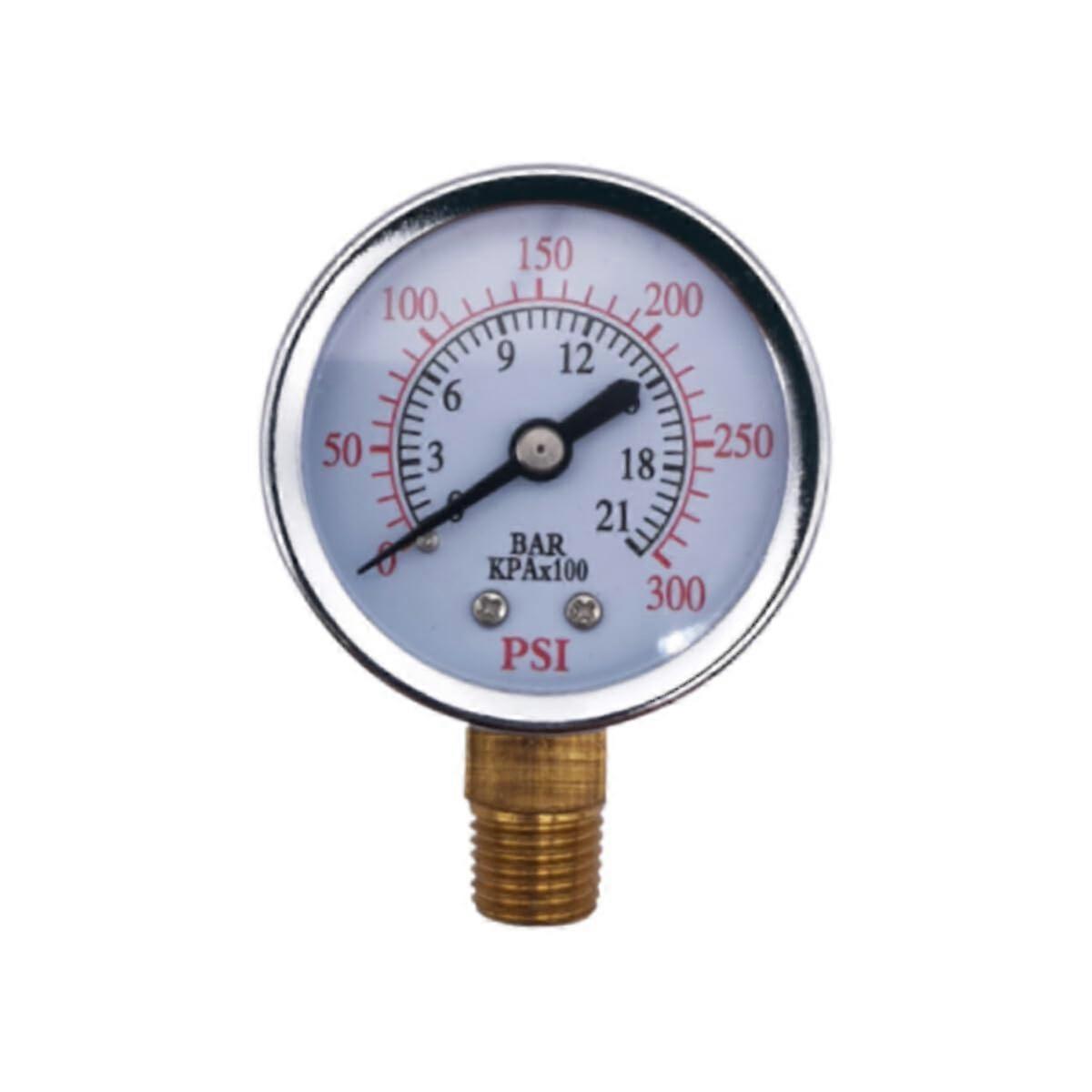 Durable Metal Construction and Precision Heat Control Air Compressor Pressure Gauge for Kobalt 215921