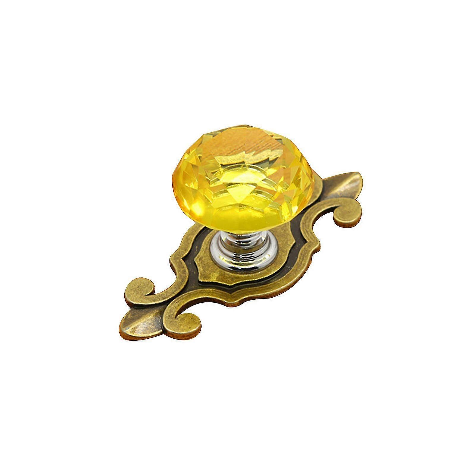 Colorful Cabinet Handle Diamond Shape Anti-fall Off Durable Charming Cabinet Knobs For Cabinet