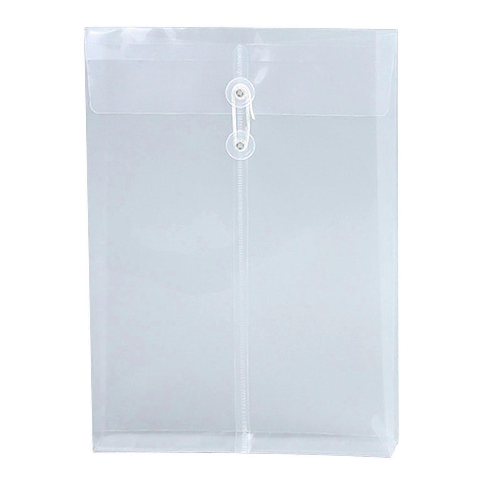 Heavy duty transparent document sleeves Secure Snap-Button Keeps Items Safe Inside. Home Document Storage Solution