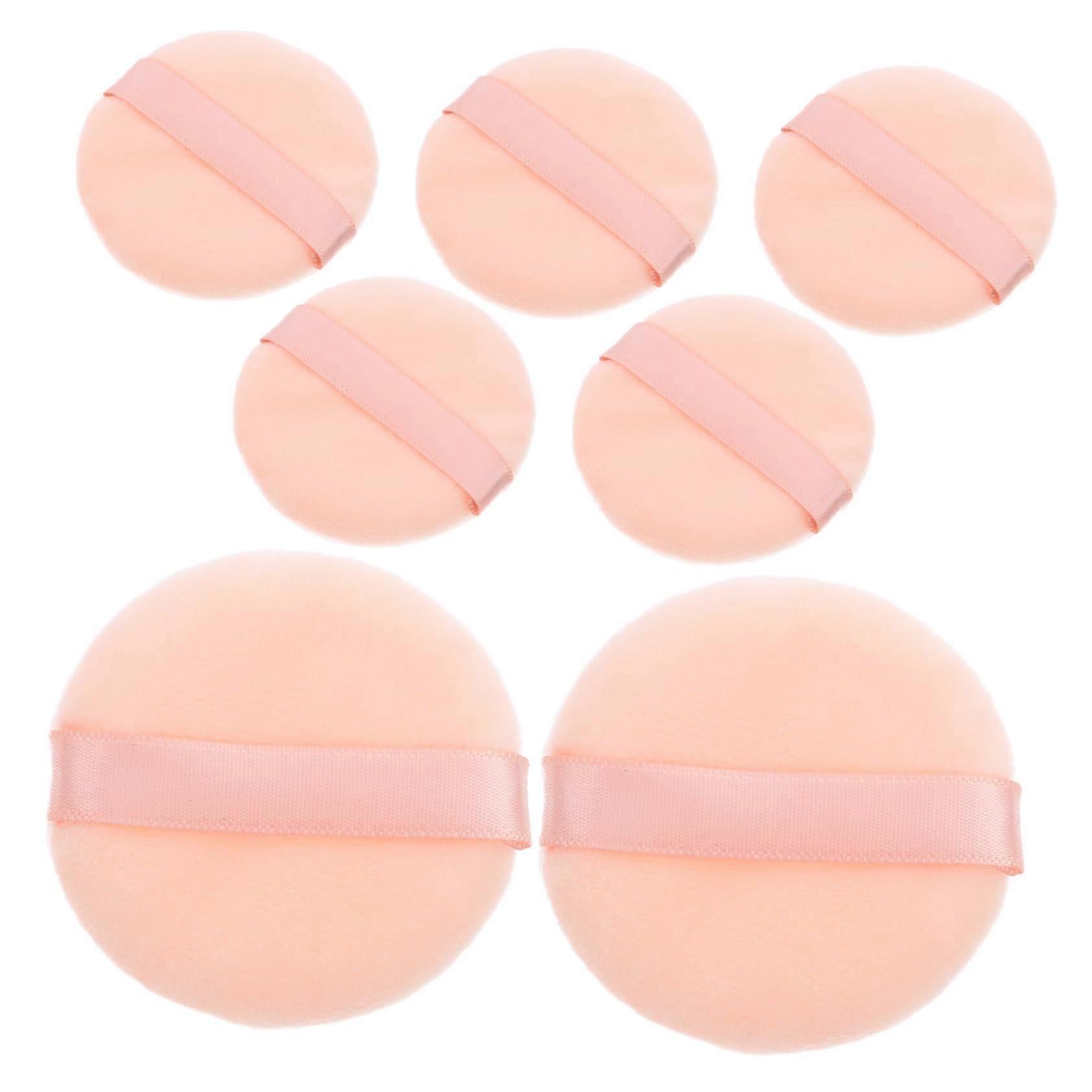 7pcs DualSided Makeup Puff for Wet and Dry Use, Reusable Face Sponge for Precise Coverage