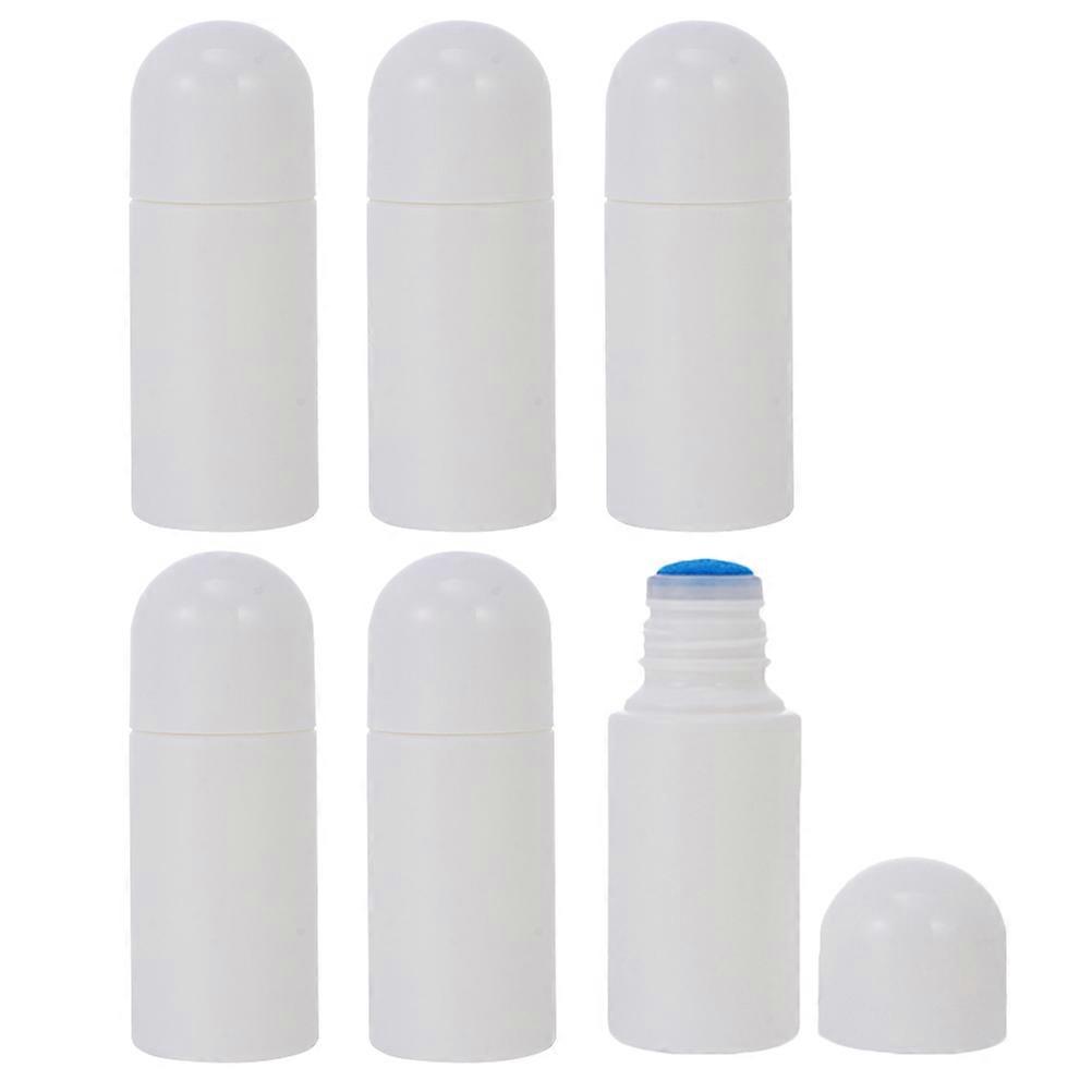Bottle Sponge Applicator Bottle for Storage Use 6Pcs Set White