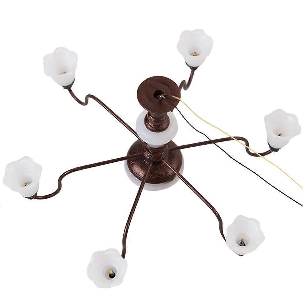 Mini Luminous Wall Lamp Tiny Ceiling Lamp Model for DIY Decor